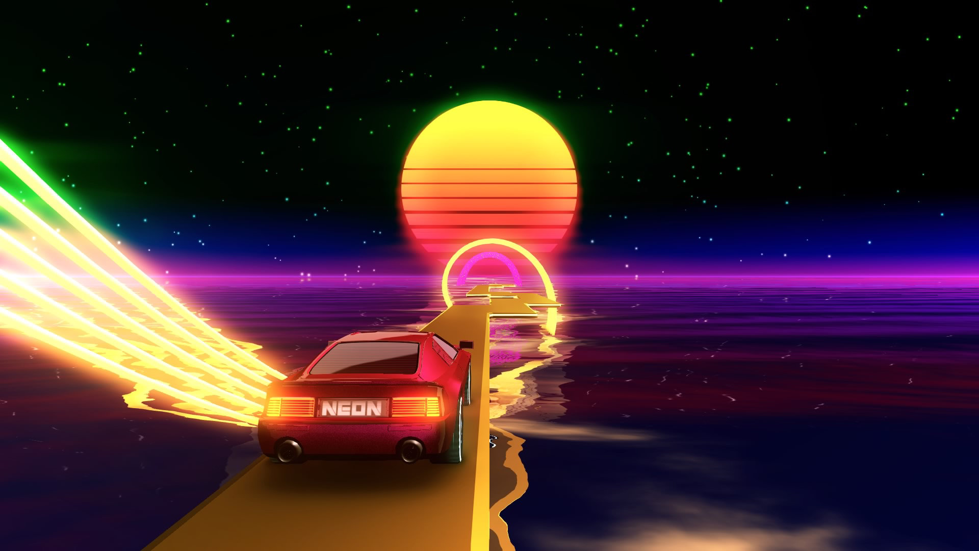Neon Drive Wallpapers