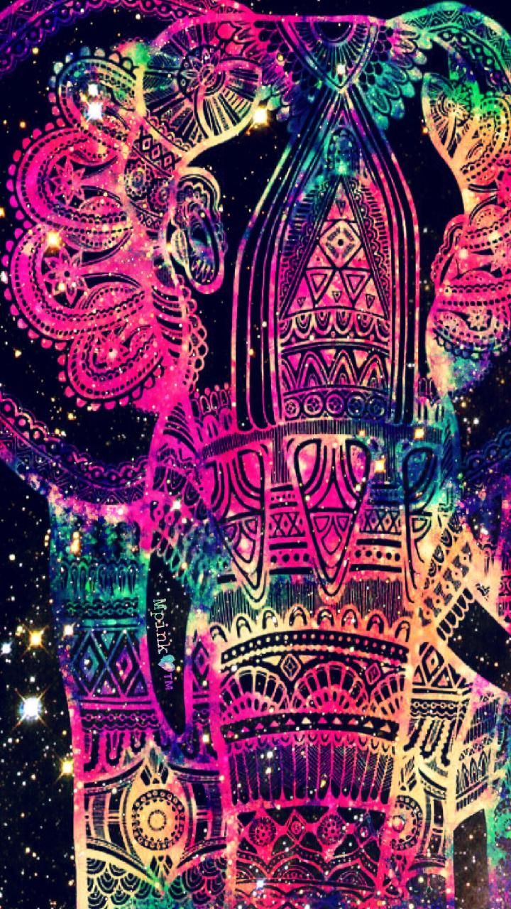 Neon Elephant Wallpapers