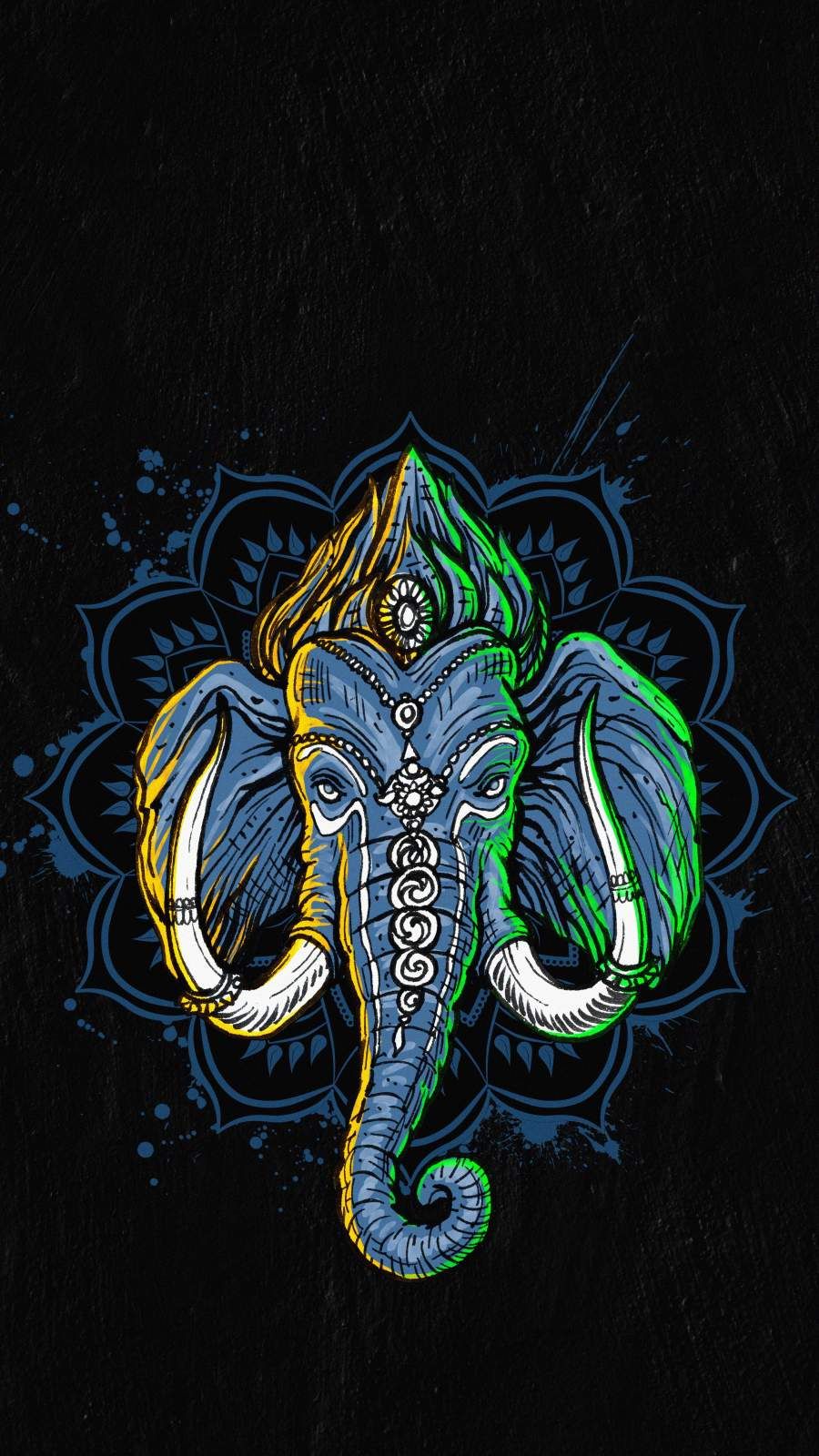 Neon Elephant Wallpapers