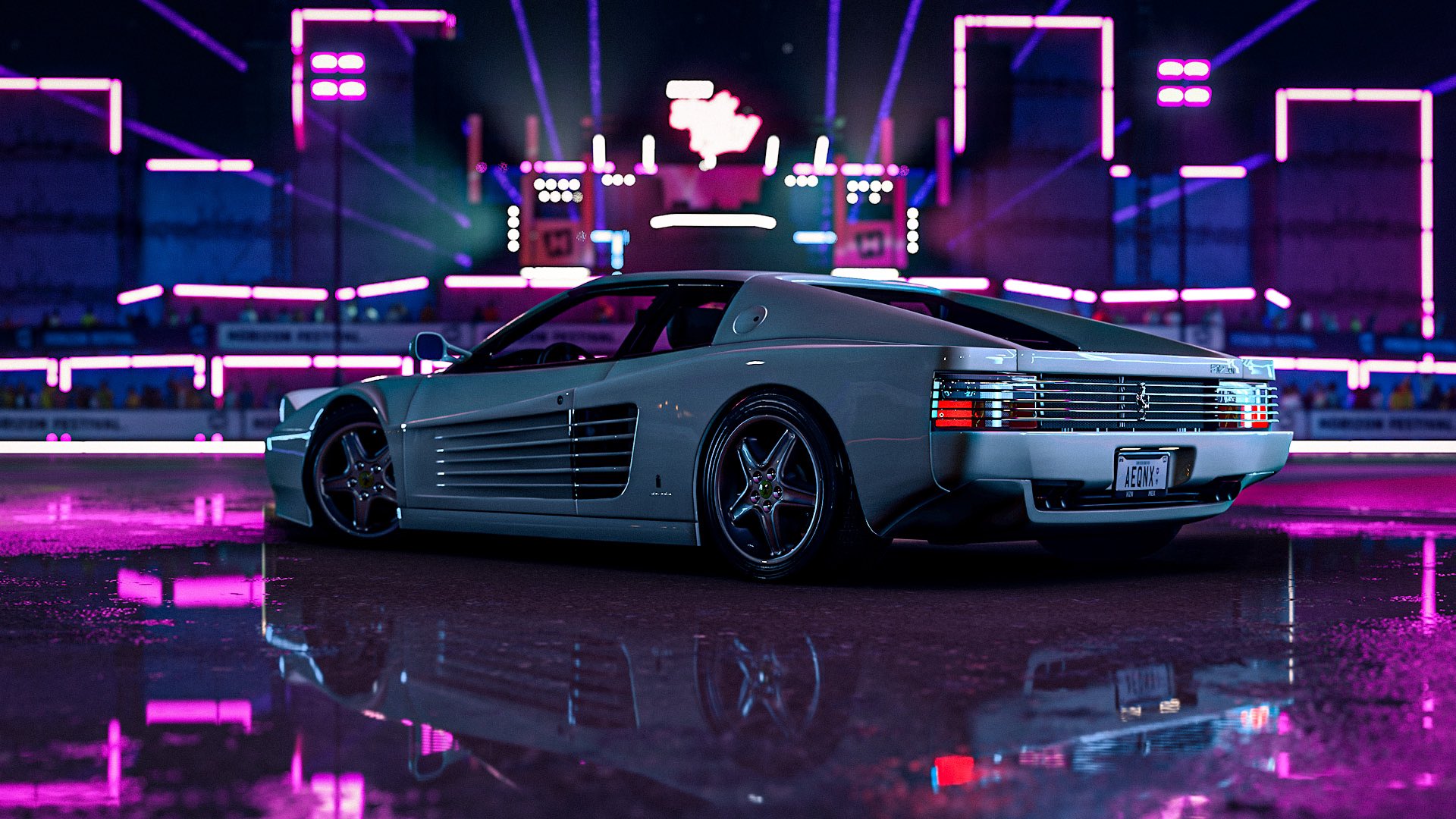 Neon Ferrari Wallpapers