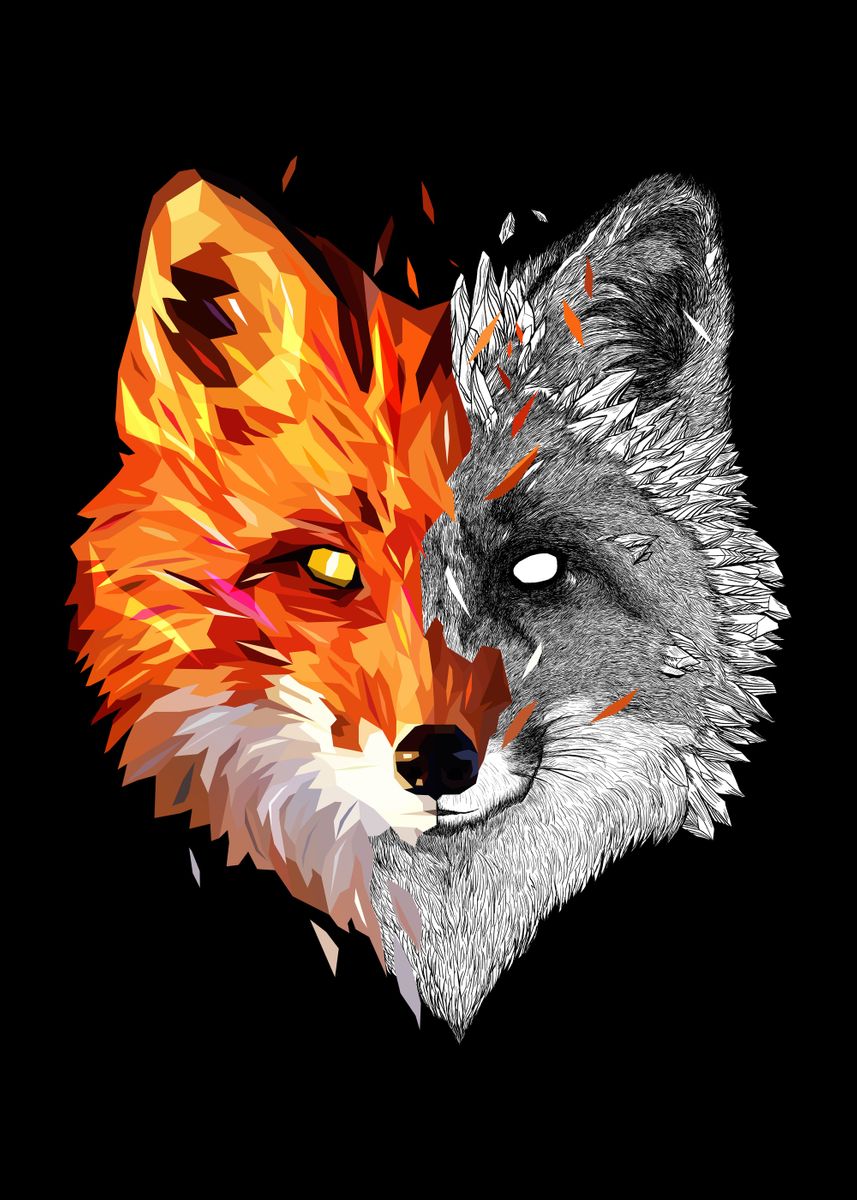 Neon Fox Wallpapers