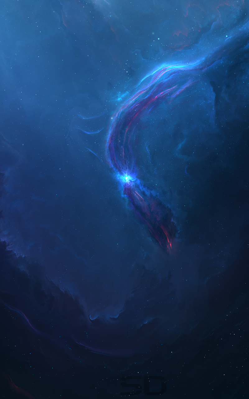 Neon Galaxy Wallpapers