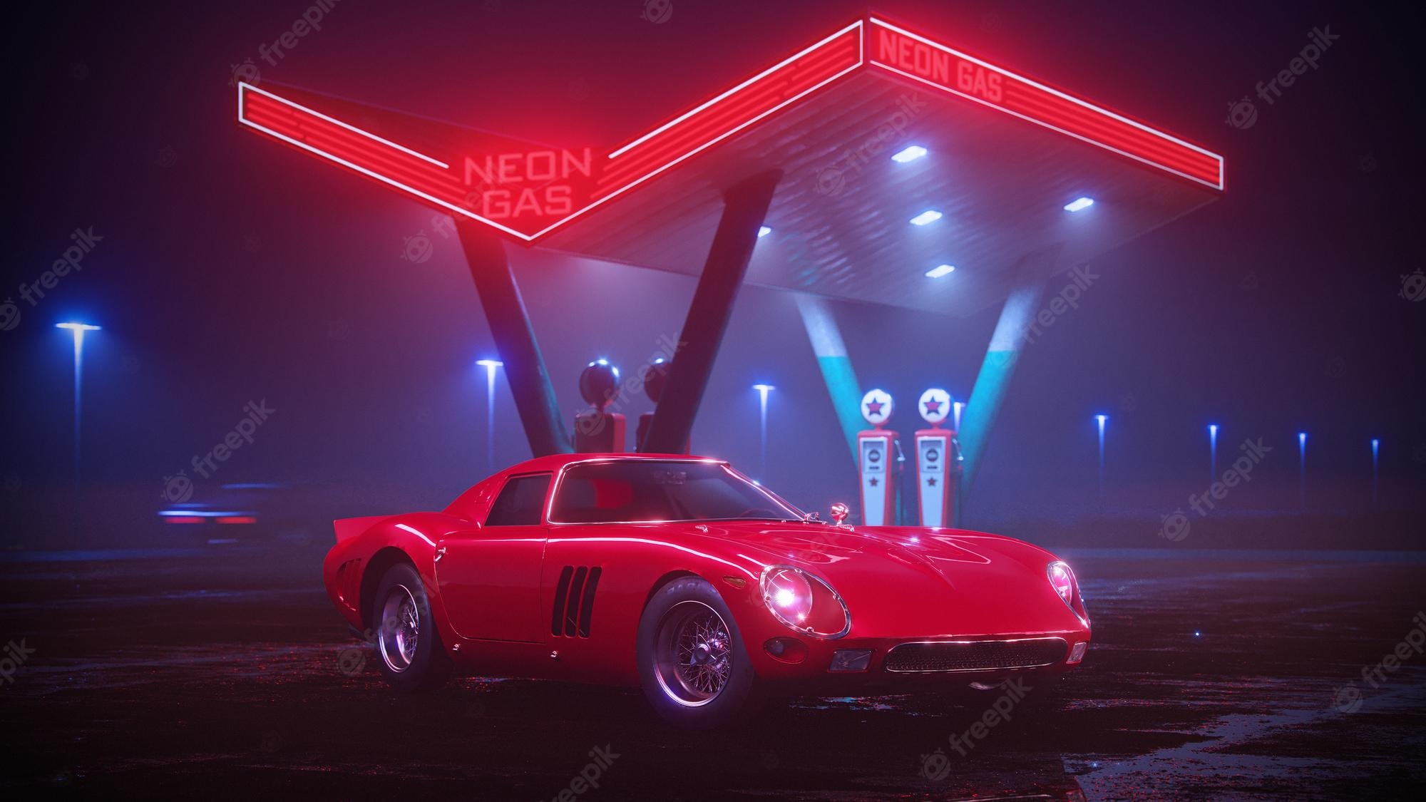 Neon Gas Station Wallpapers