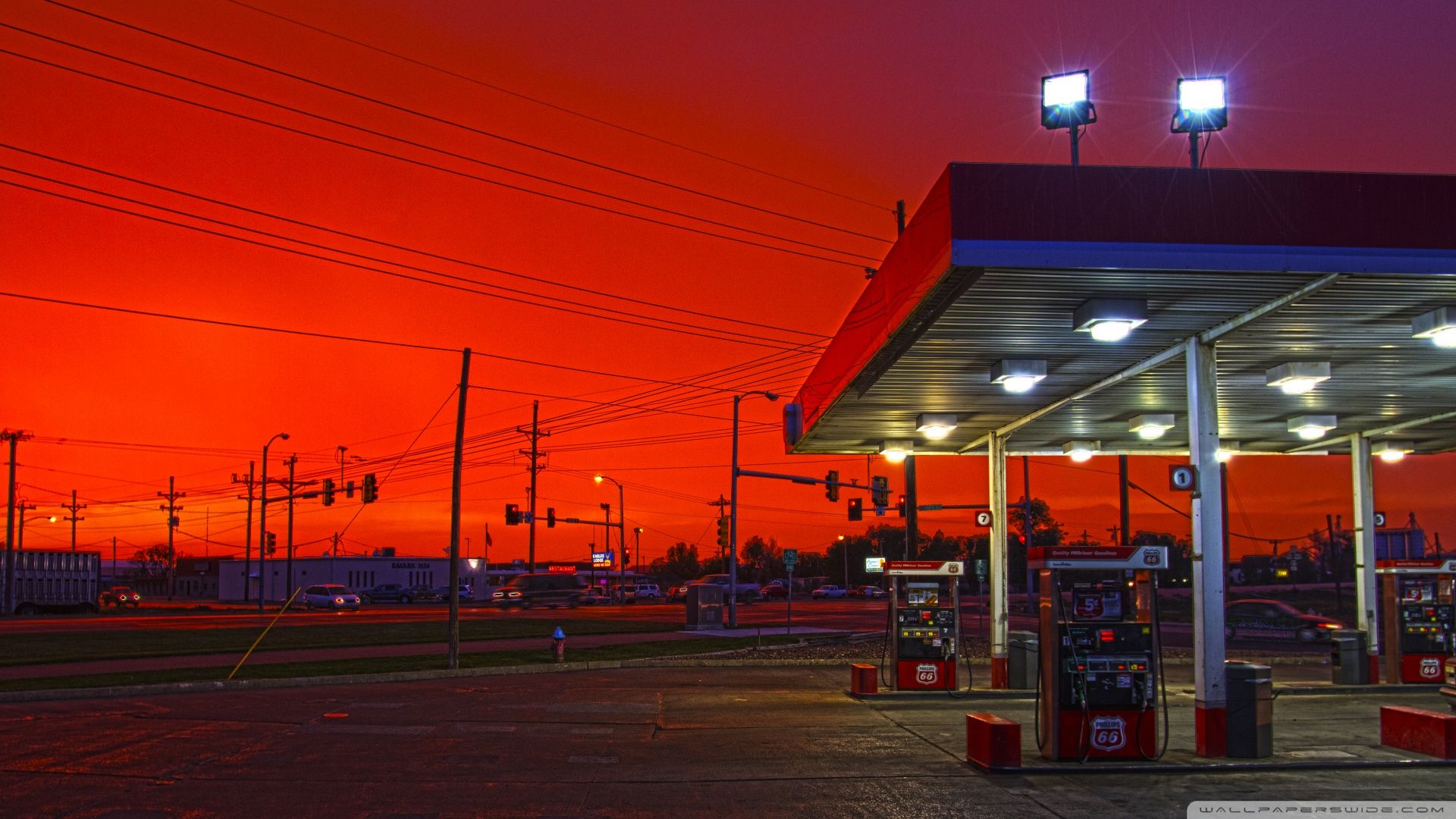 Neon Gas Station Wallpapers