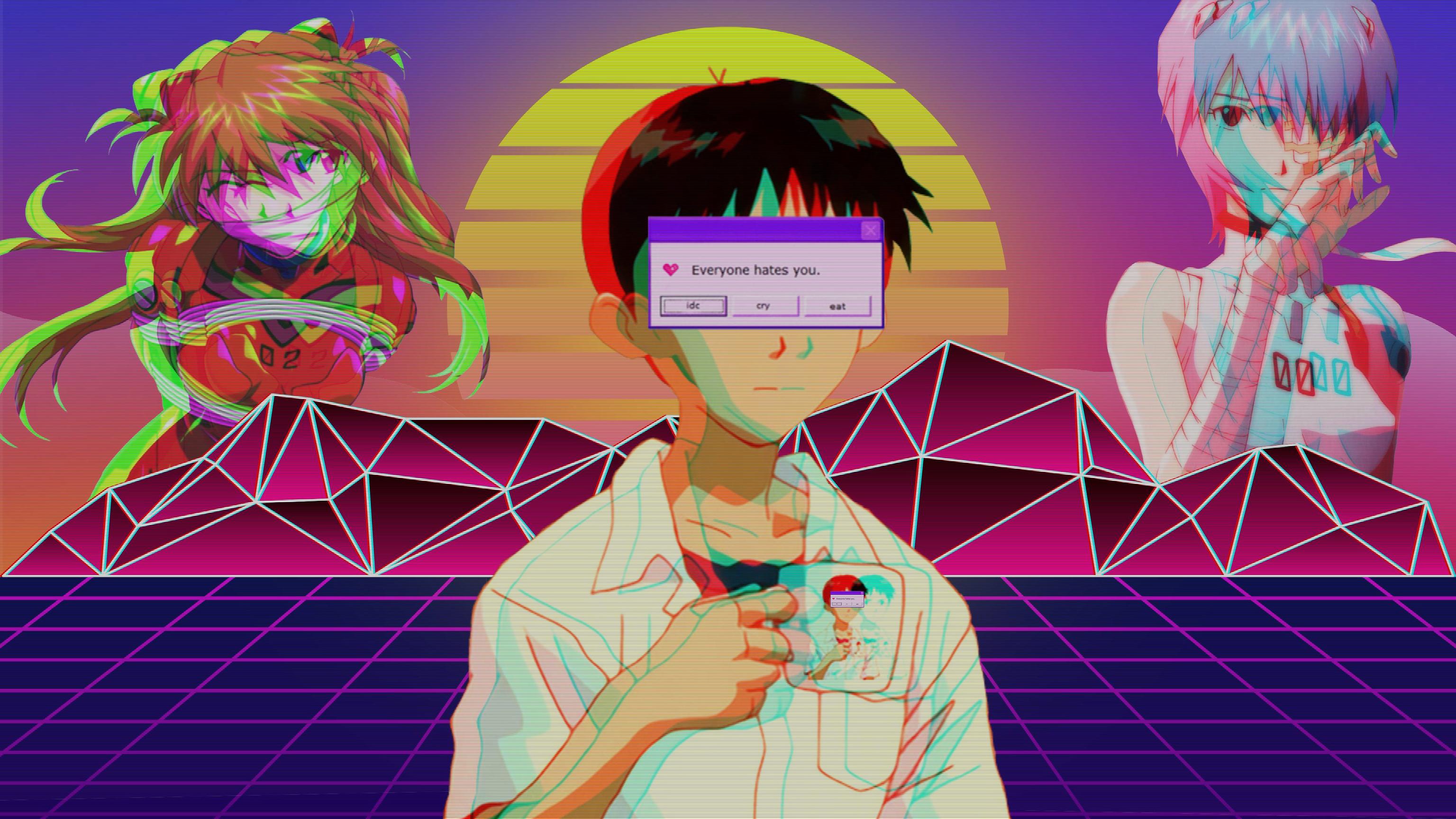 Neon Genesis Aesthetic Wallpapers