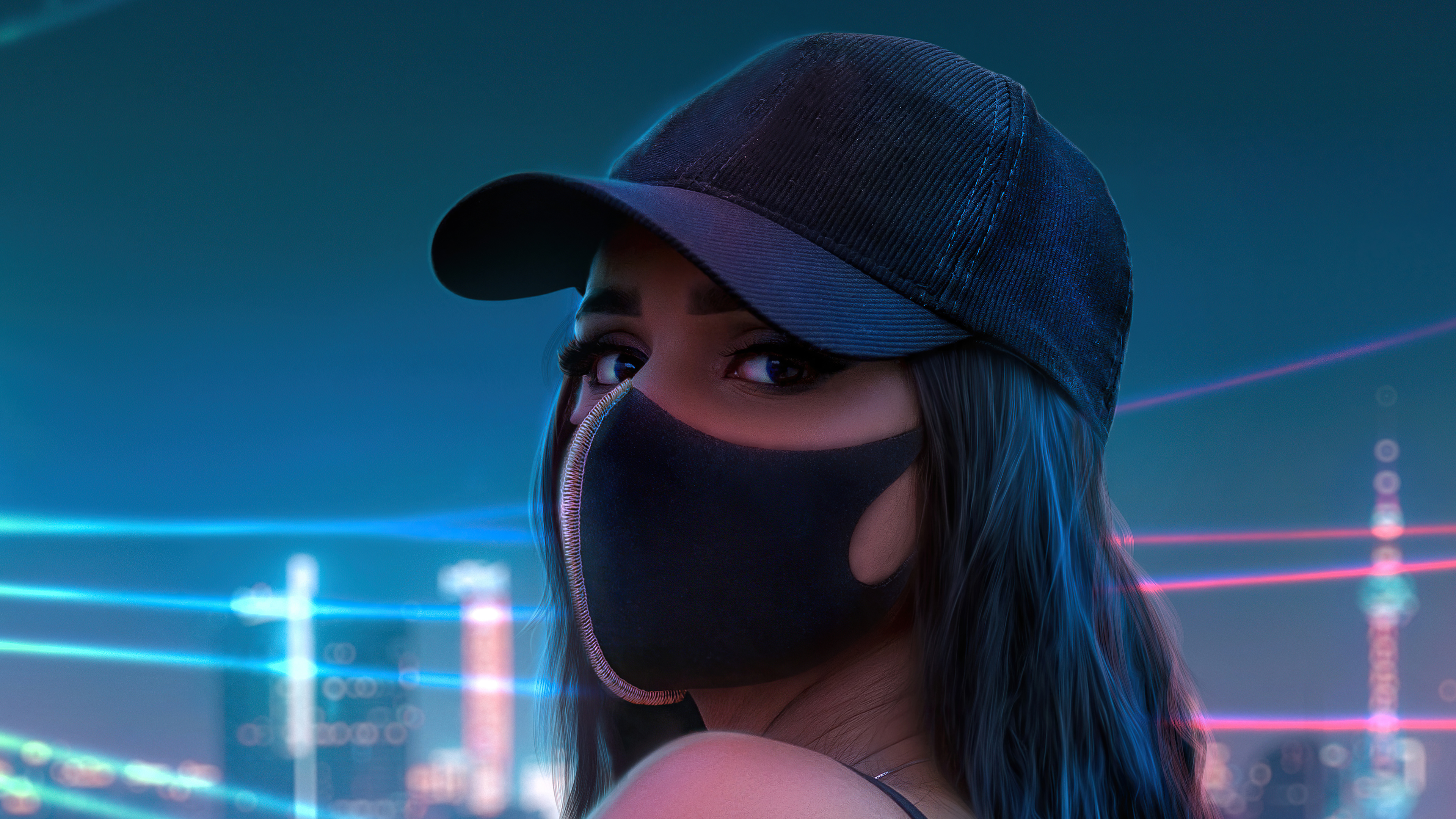 Neon Girl Wallpapers