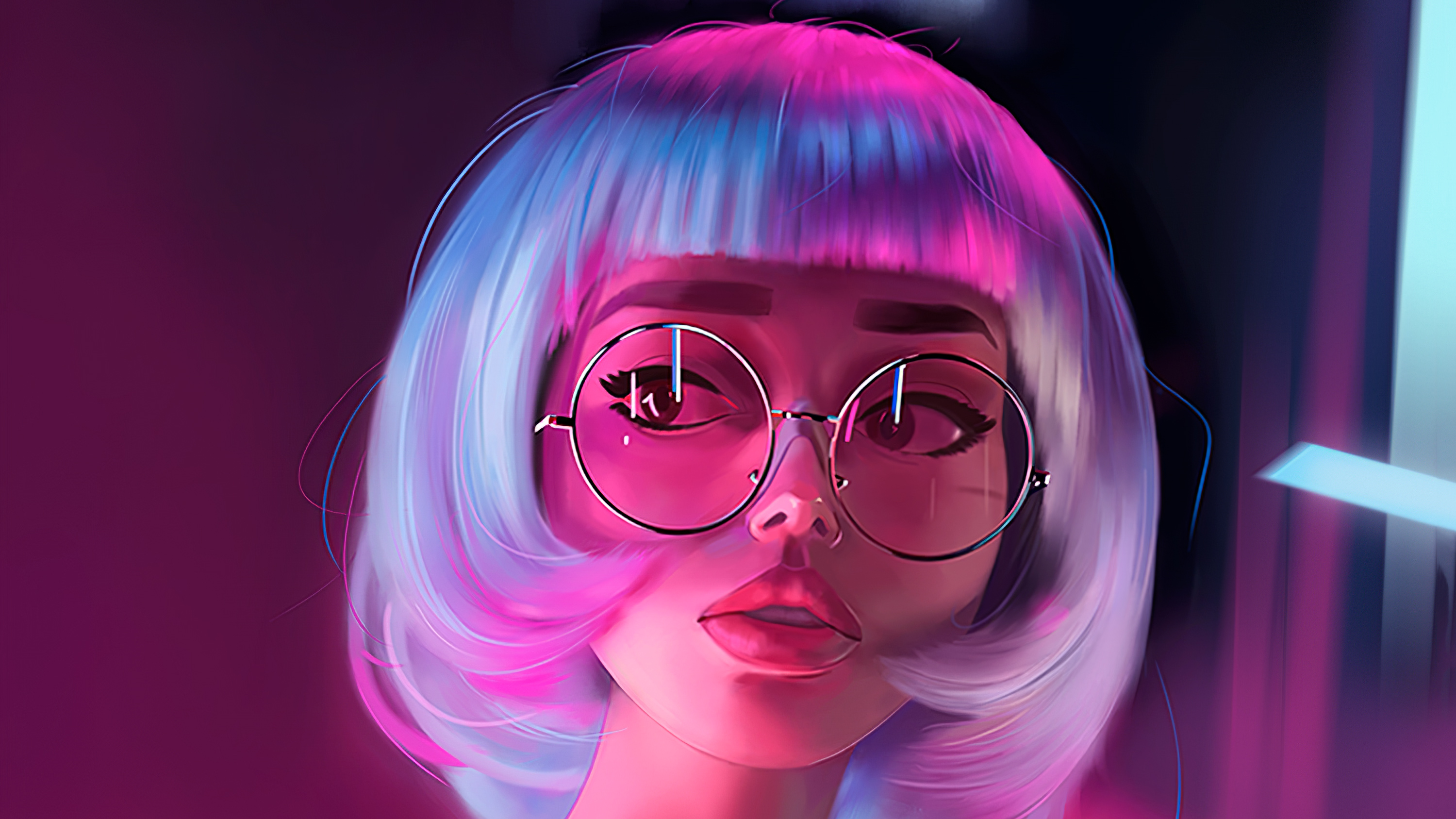 Neon Girl Wallpapers