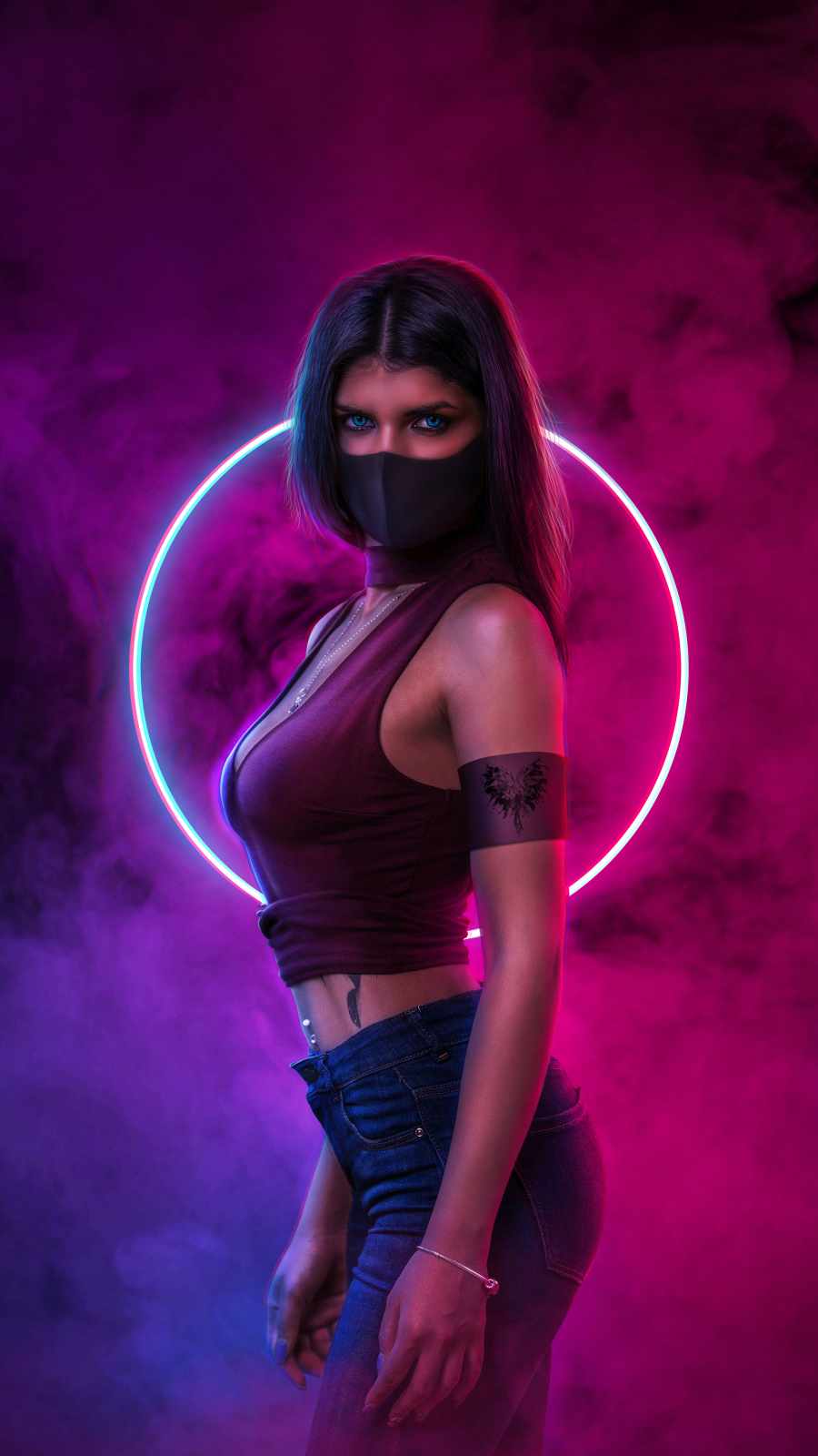 Neon Girl Wallpapers