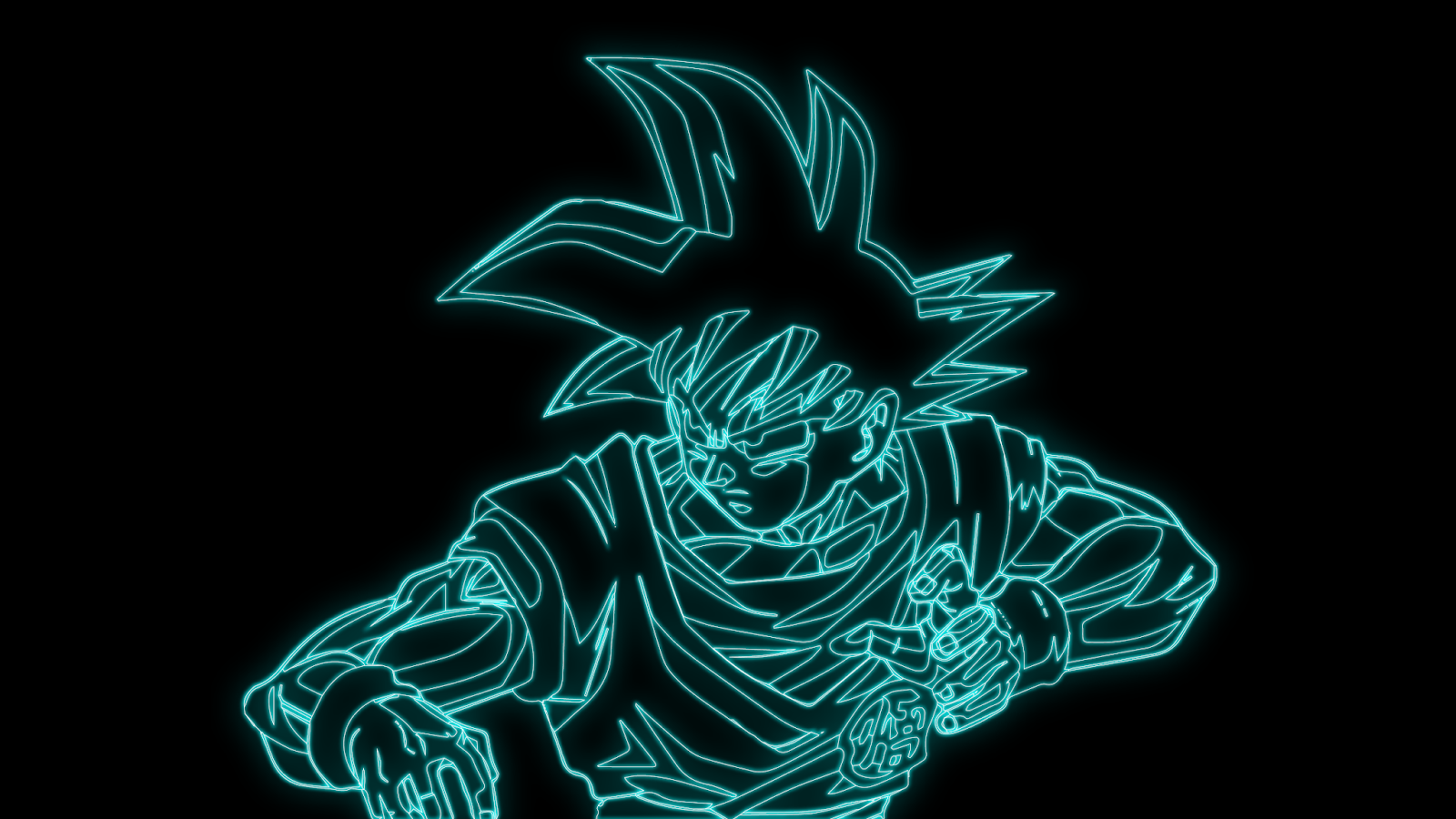 Neon Goku Wallpapers