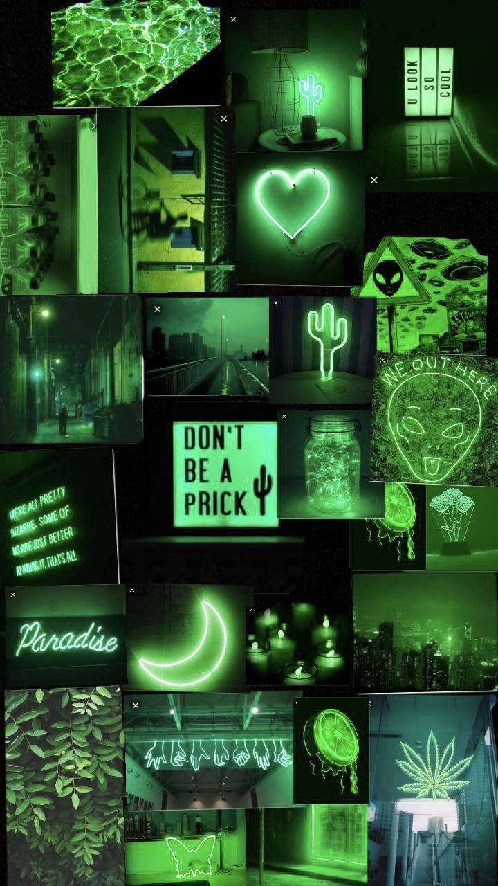 Neon Green Aesthetic Wallpapers