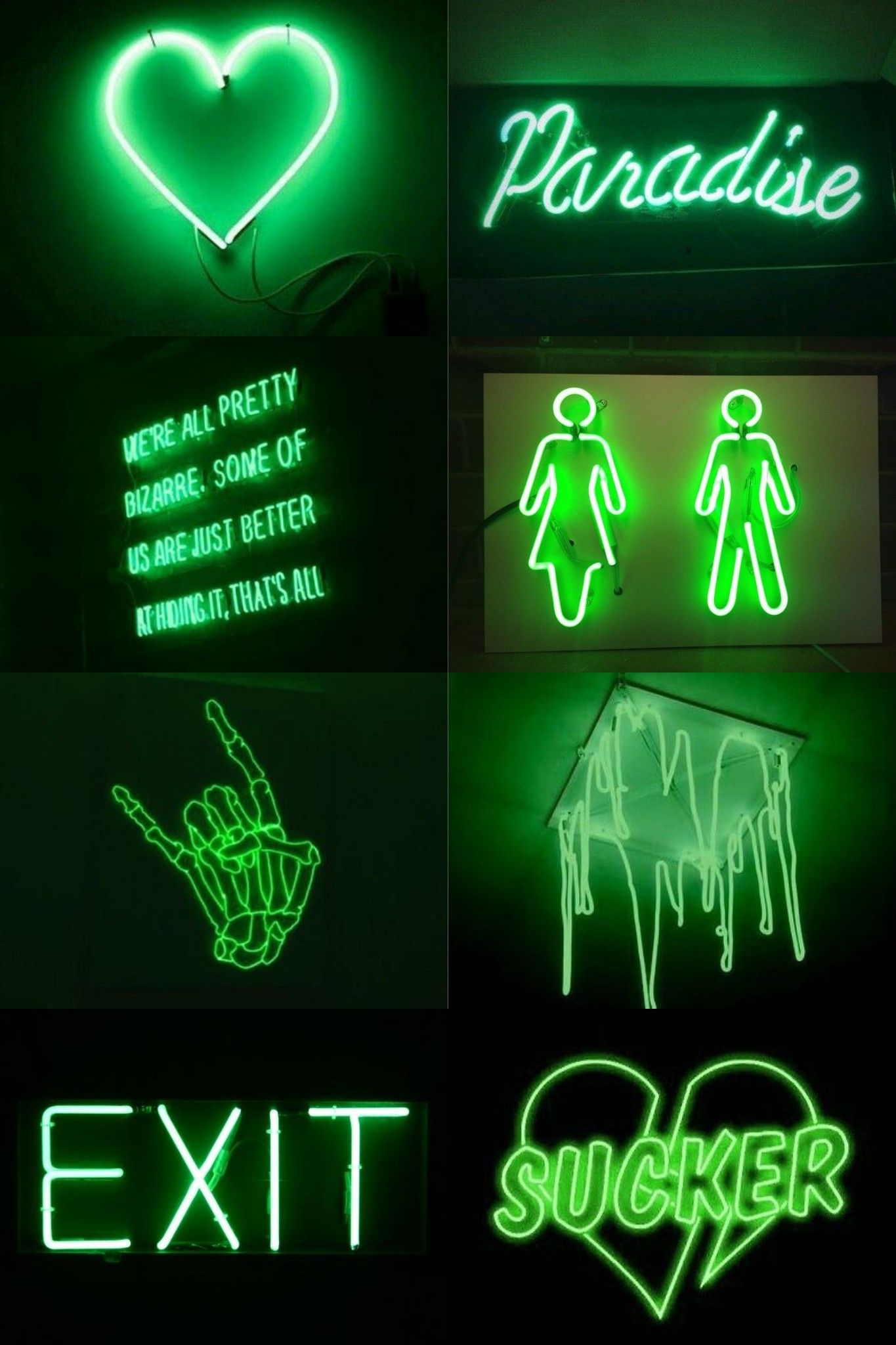 Neon Green Aesthetic Wallpapers