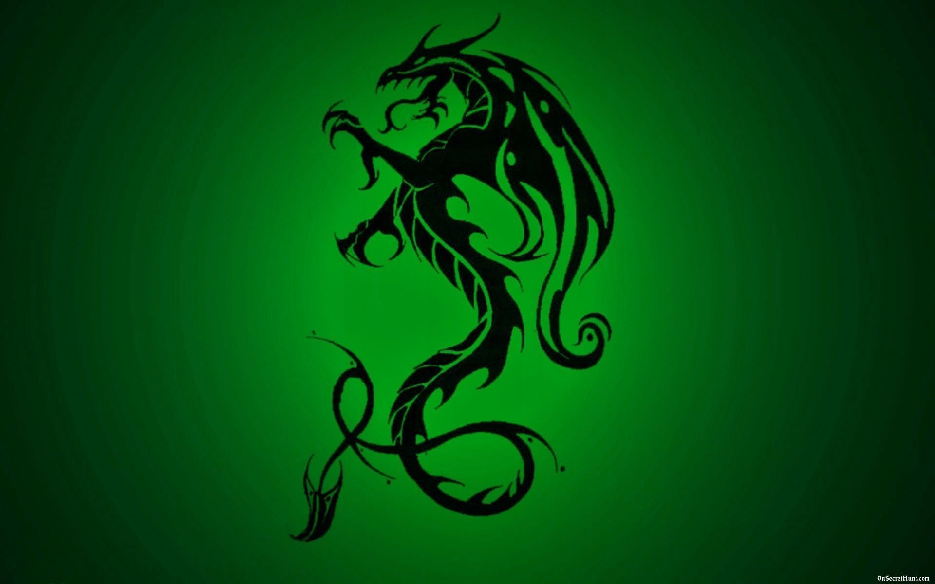 Neon Green Dragon Wallpapers