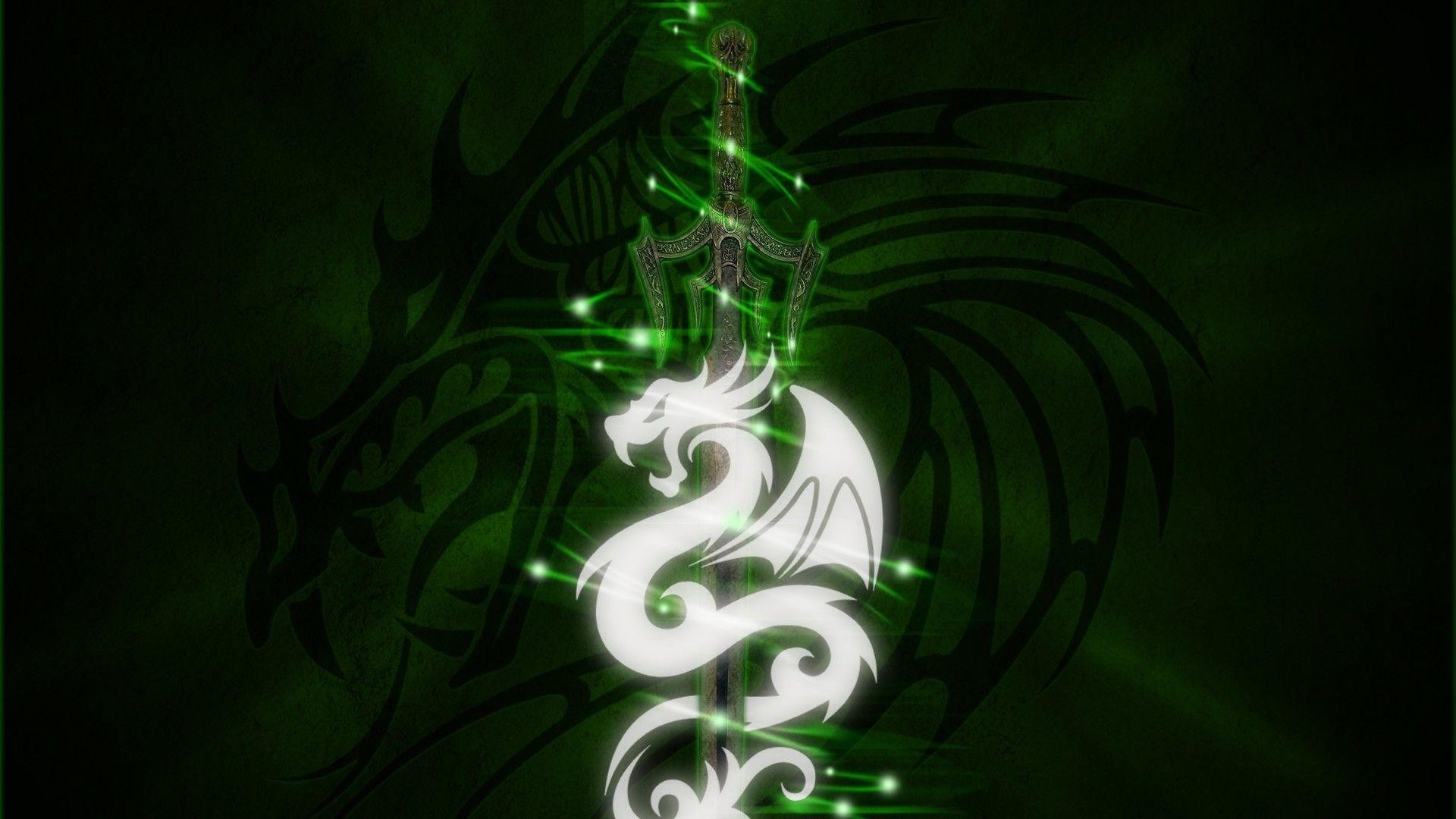 Neon Green Dragon Wallpapers