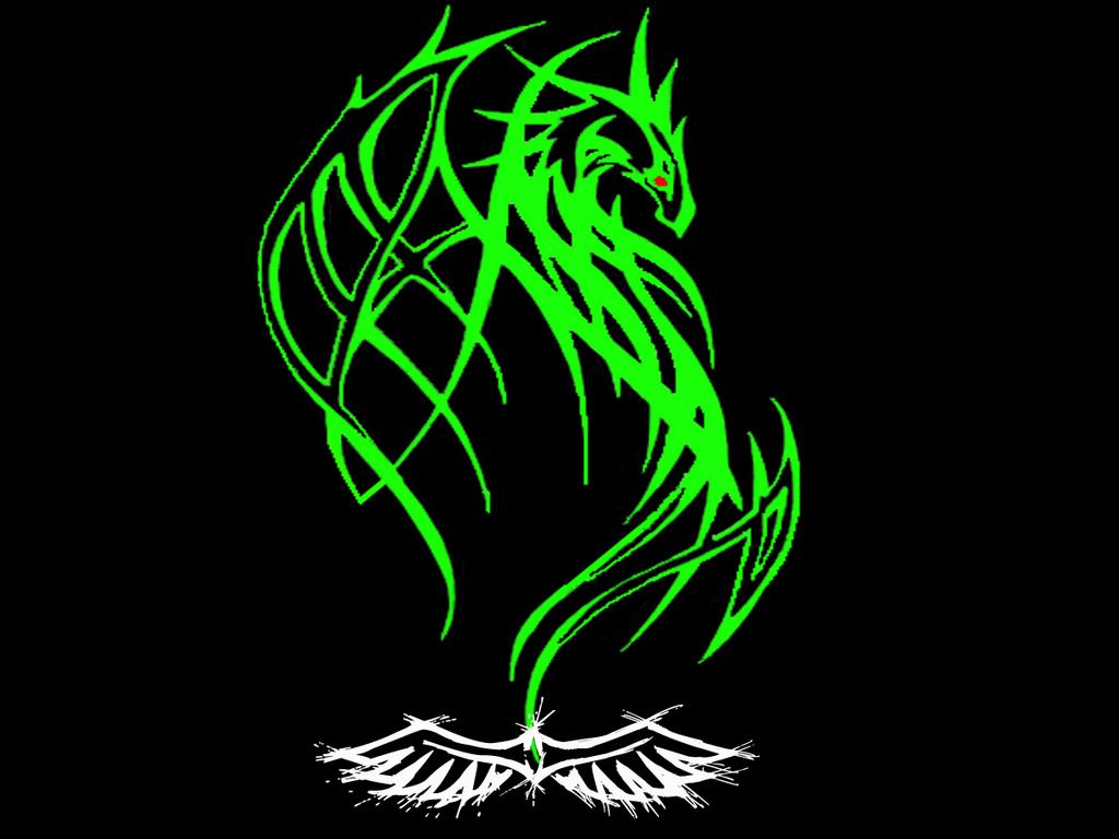 Neon Green Dragon Wallpapers