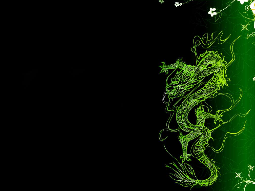 Neon Green Dragon Wallpapers