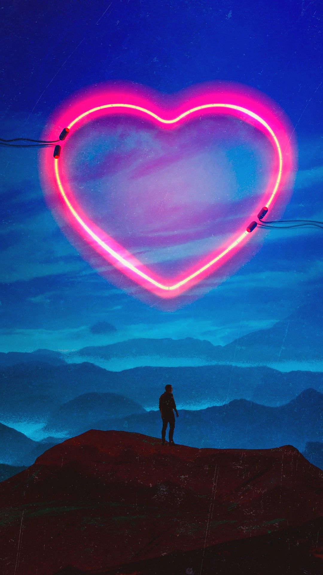 Neon Hearts Wallpapers