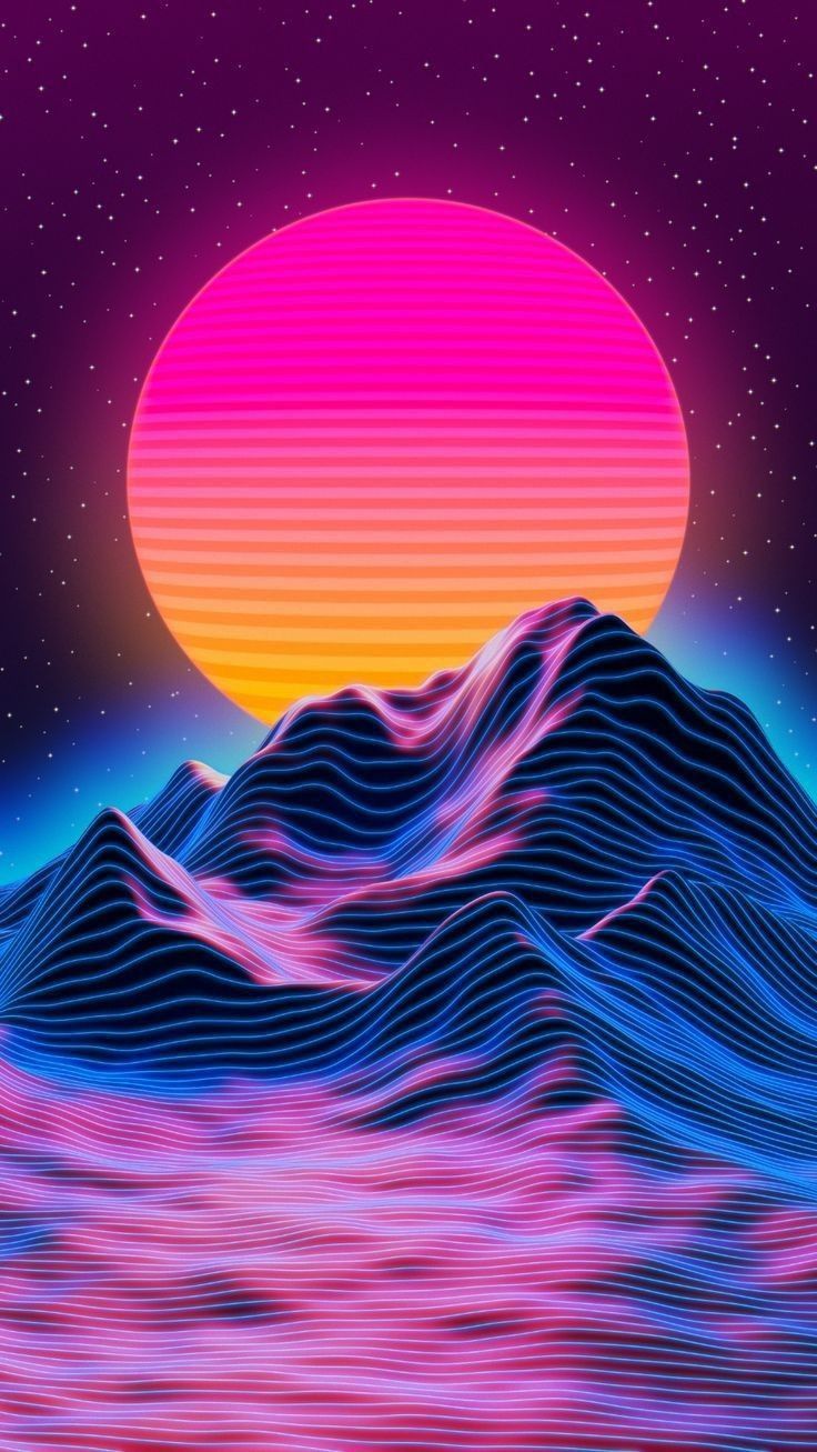 Neon Landscape Wallpapers