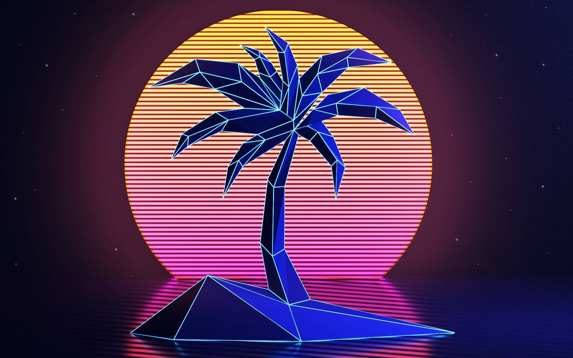 Neon Landscape Wallpapers