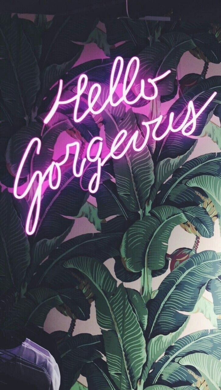 Neon Leaves Wallpapers