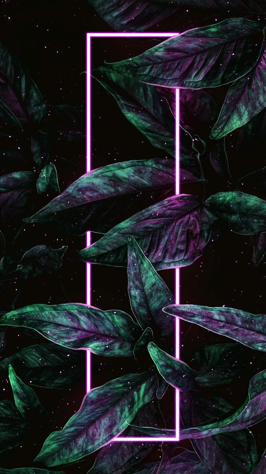 Neon Leaves Wallpapers