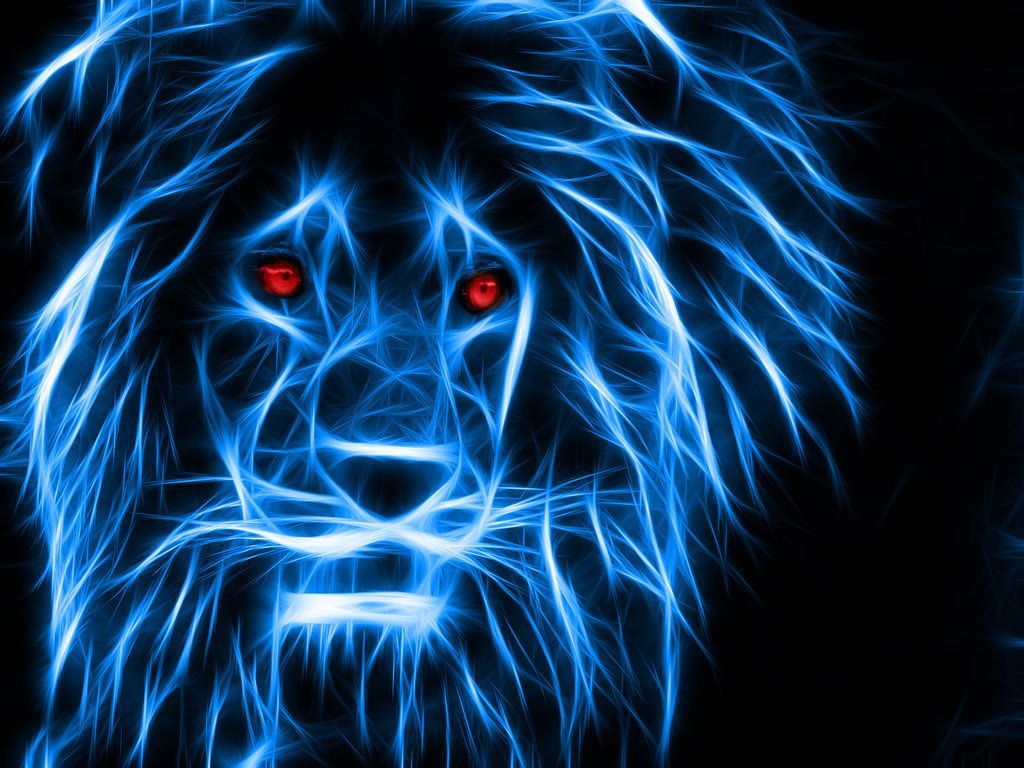 Neon Lion Wallpapers