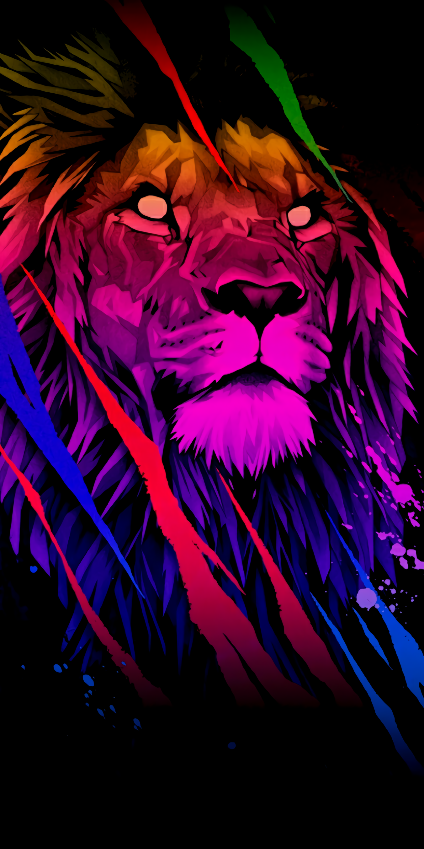 Neon Lion Wallpapers