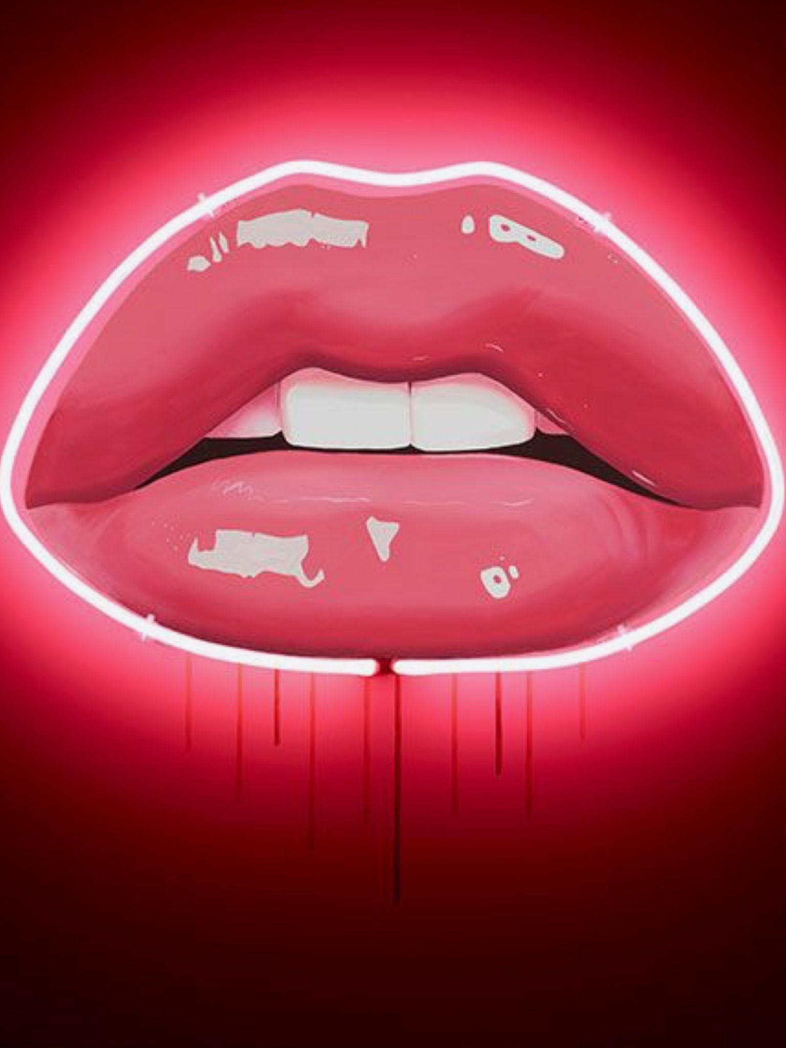 Neon Lips Wallpapers