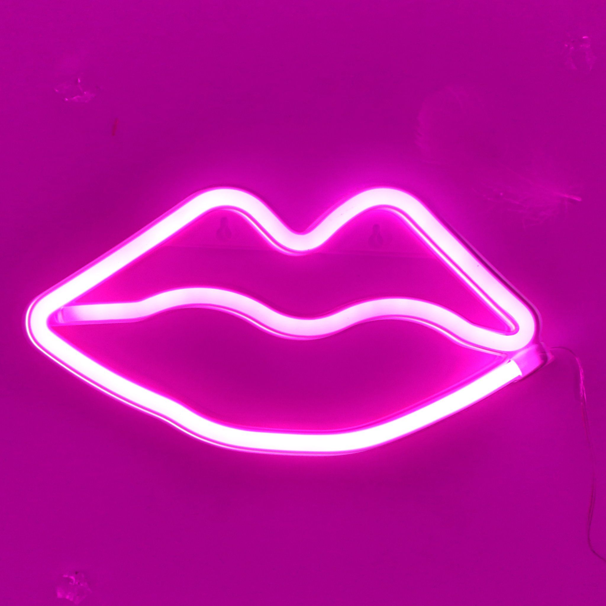 Neon Lips Wallpapers