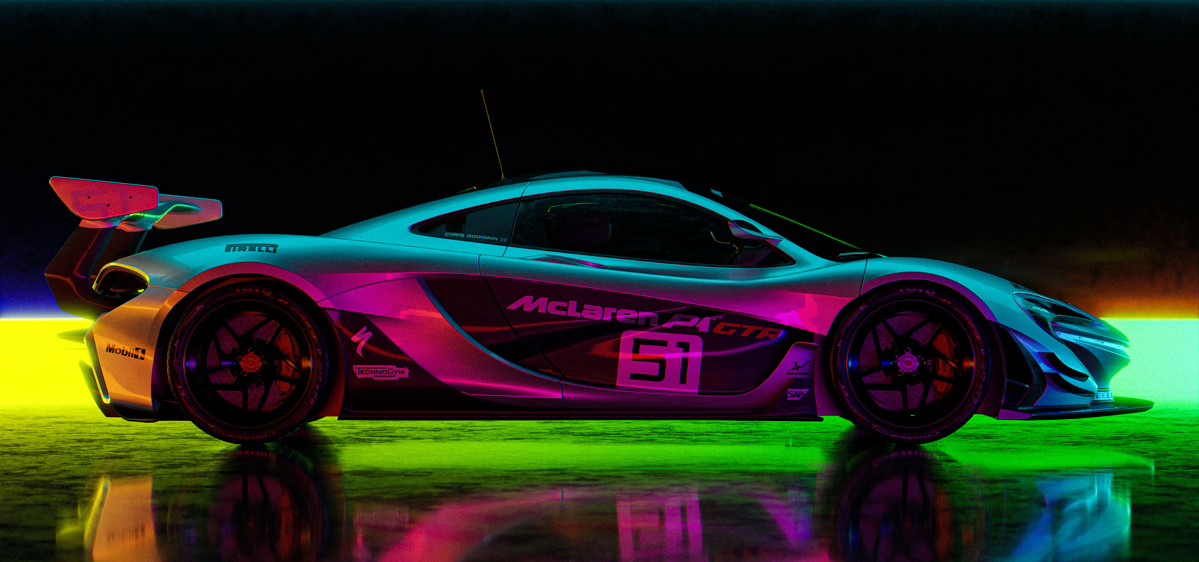 Neon Mclaren Wallpapers