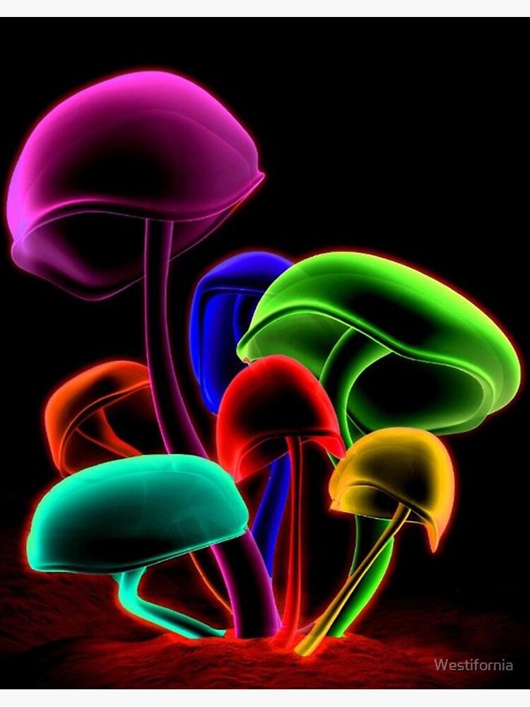 Neon Mushroom Wallpapers