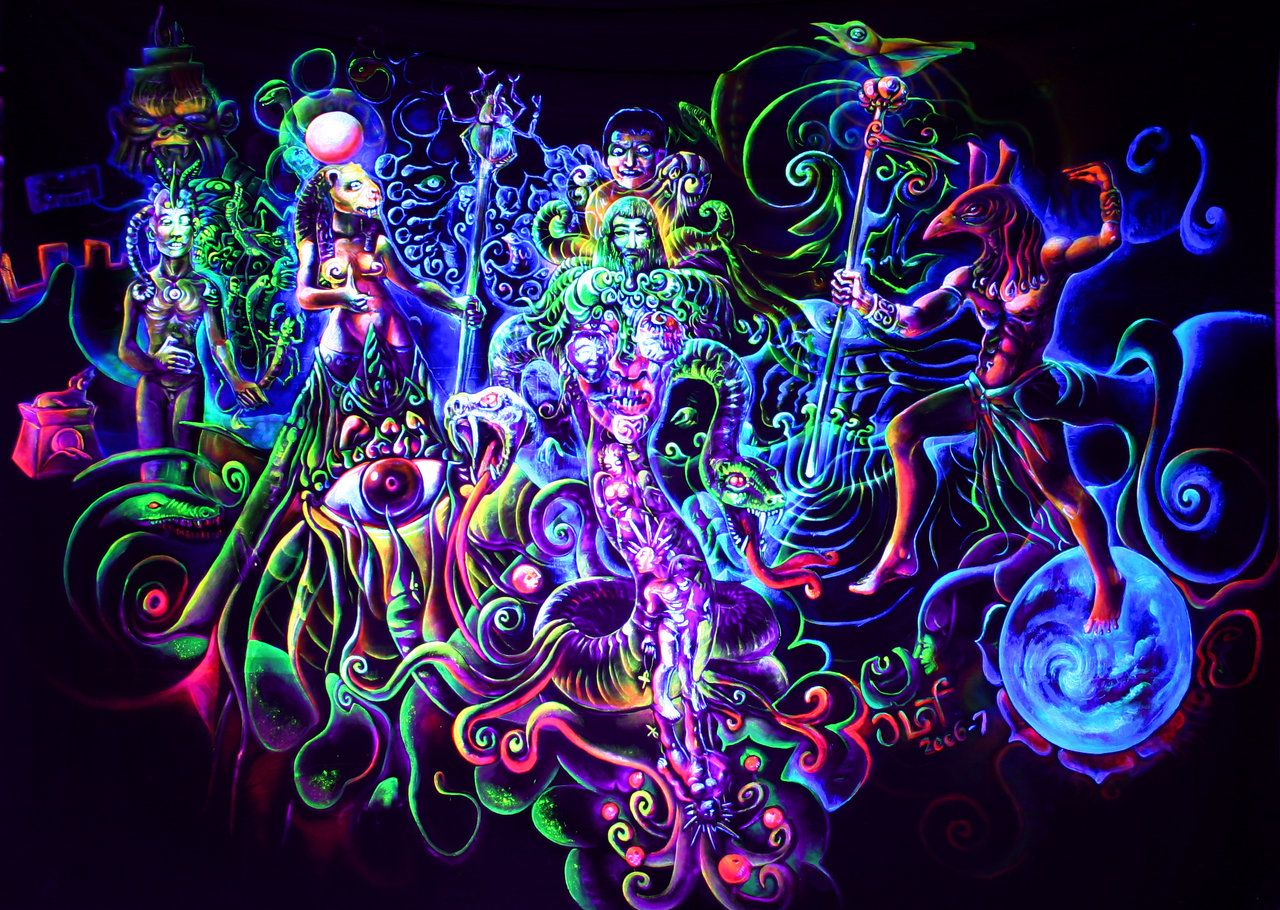 Neon Mushroom Wallpapers