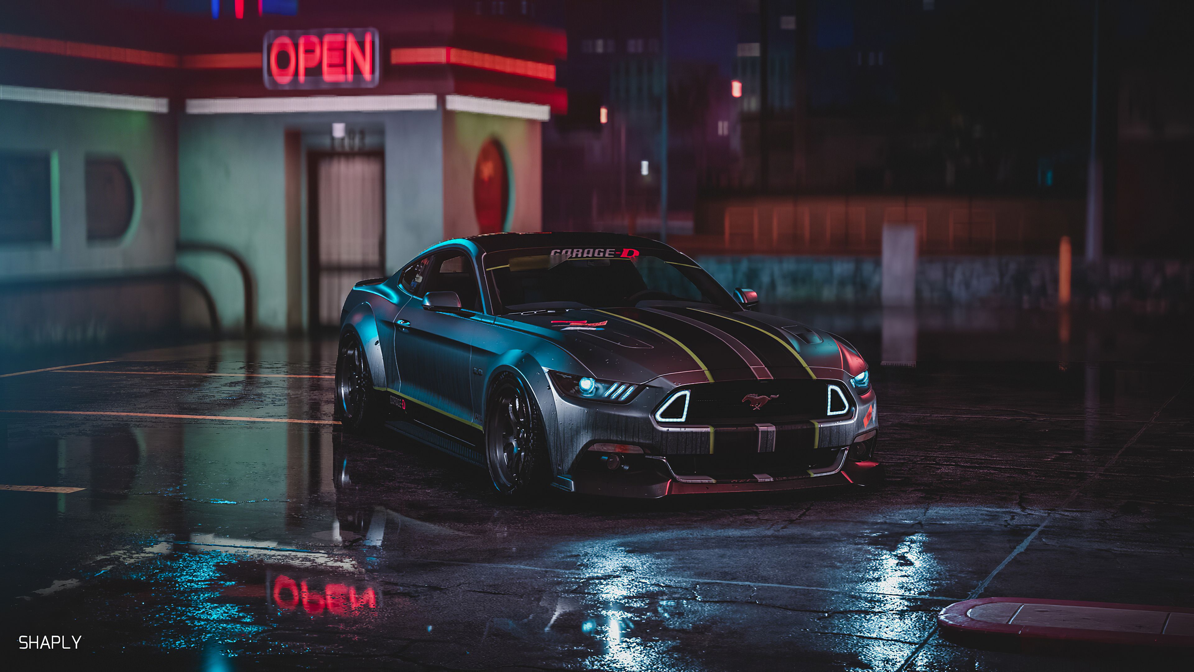 Neon Mustang Wallpapers