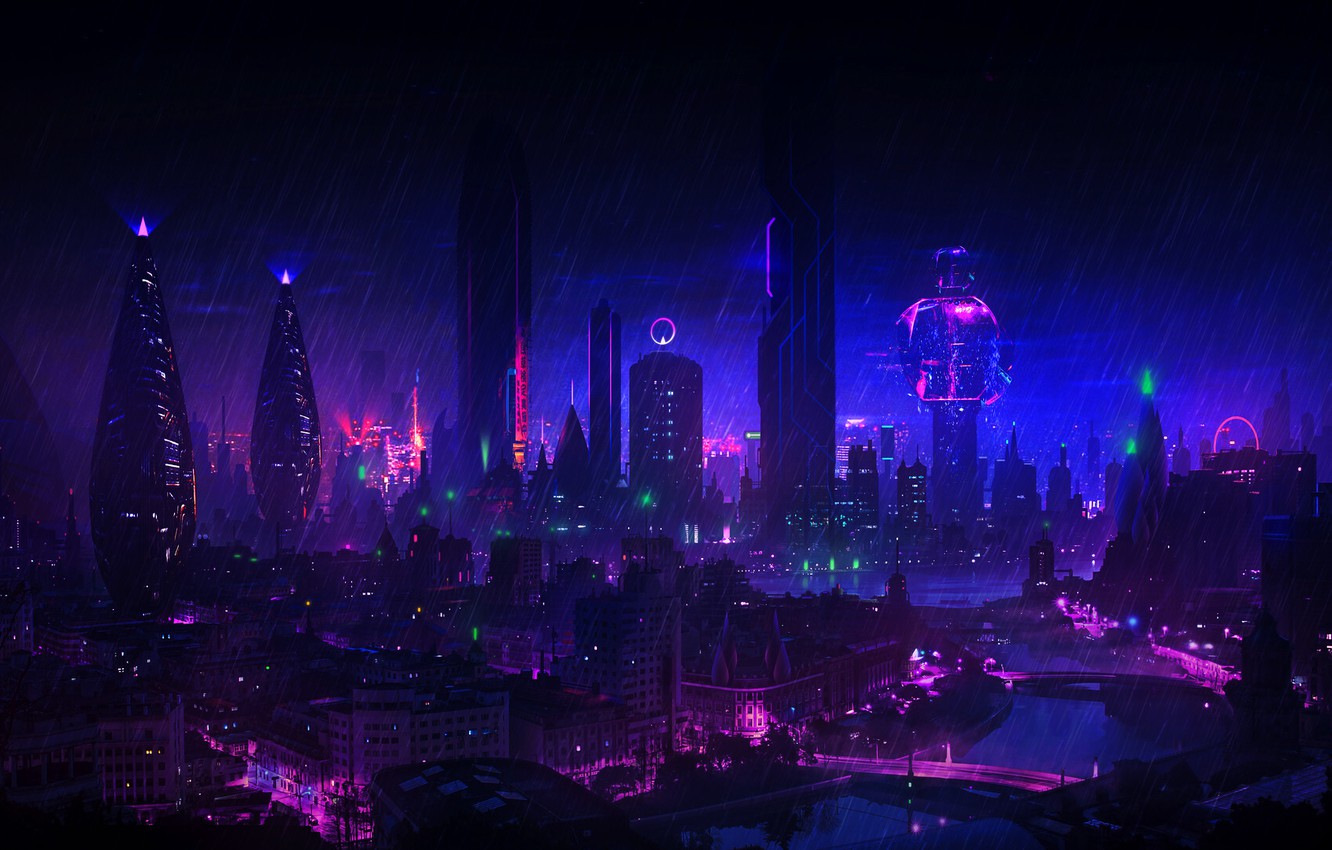 Neon Night City Wallpapers