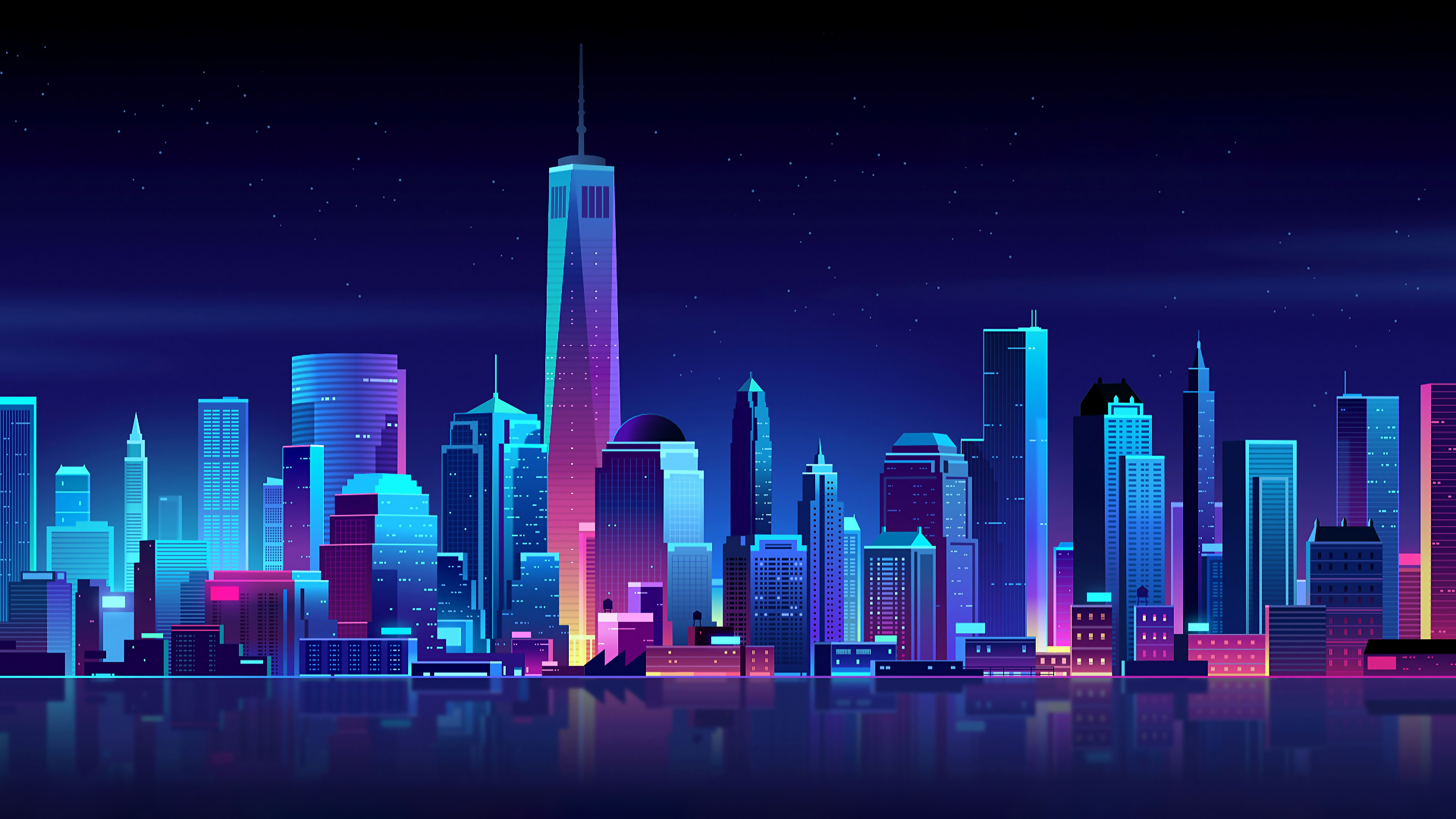 Neon Night City Wallpapers