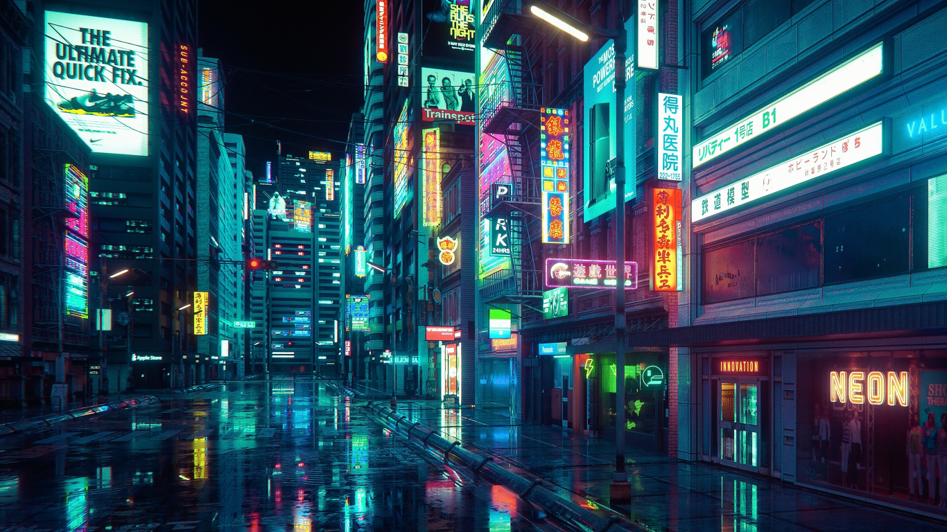 Neon Noir Wallpapers