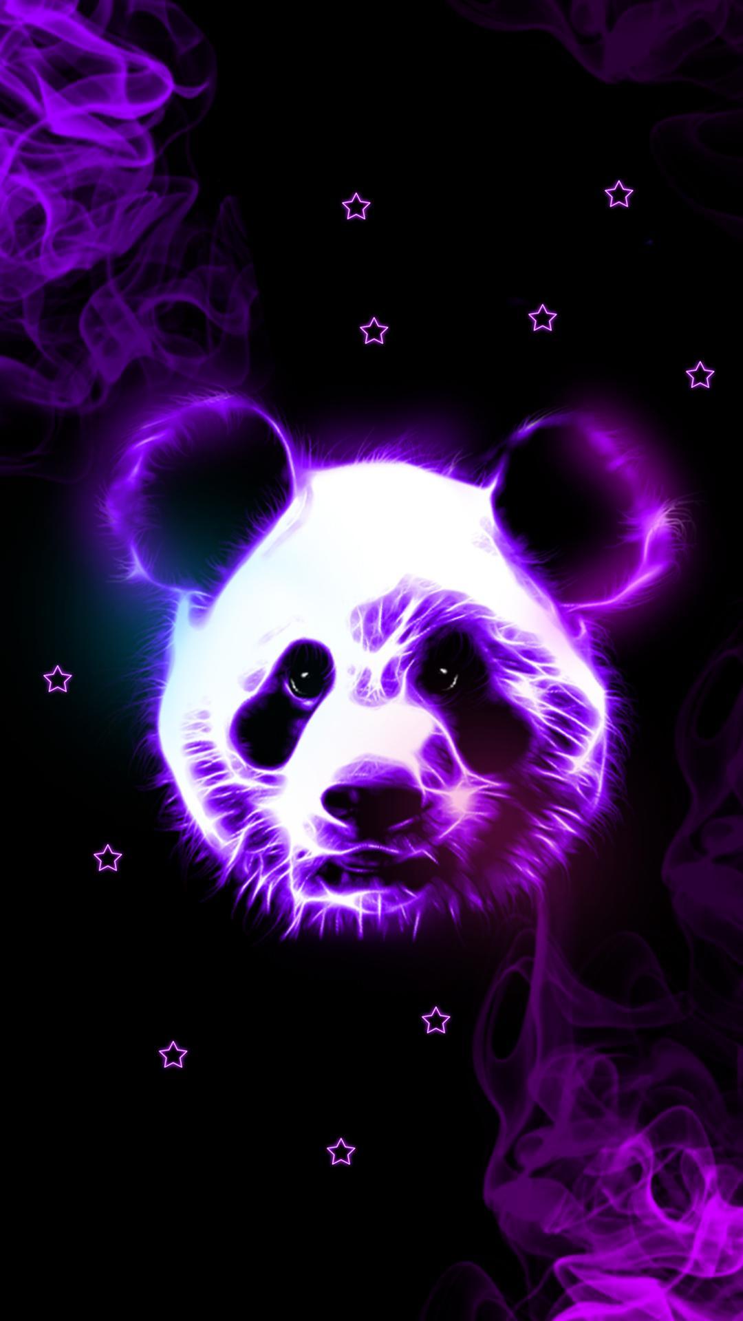 Neon Pandas Wallpapers