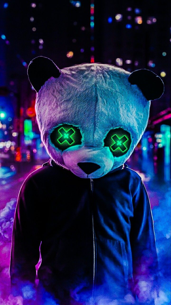 Neon Pandas Wallpapers