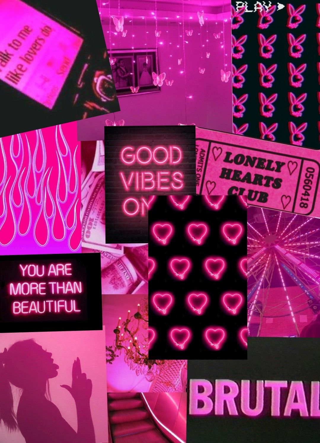 Neon Pink Aesthetic Wallpapers