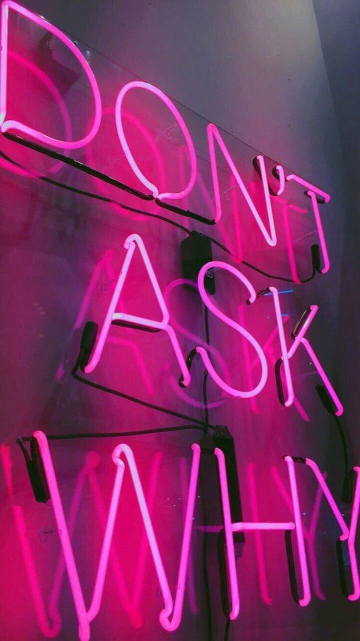 Neon Pink Aesthetics Wallpapers