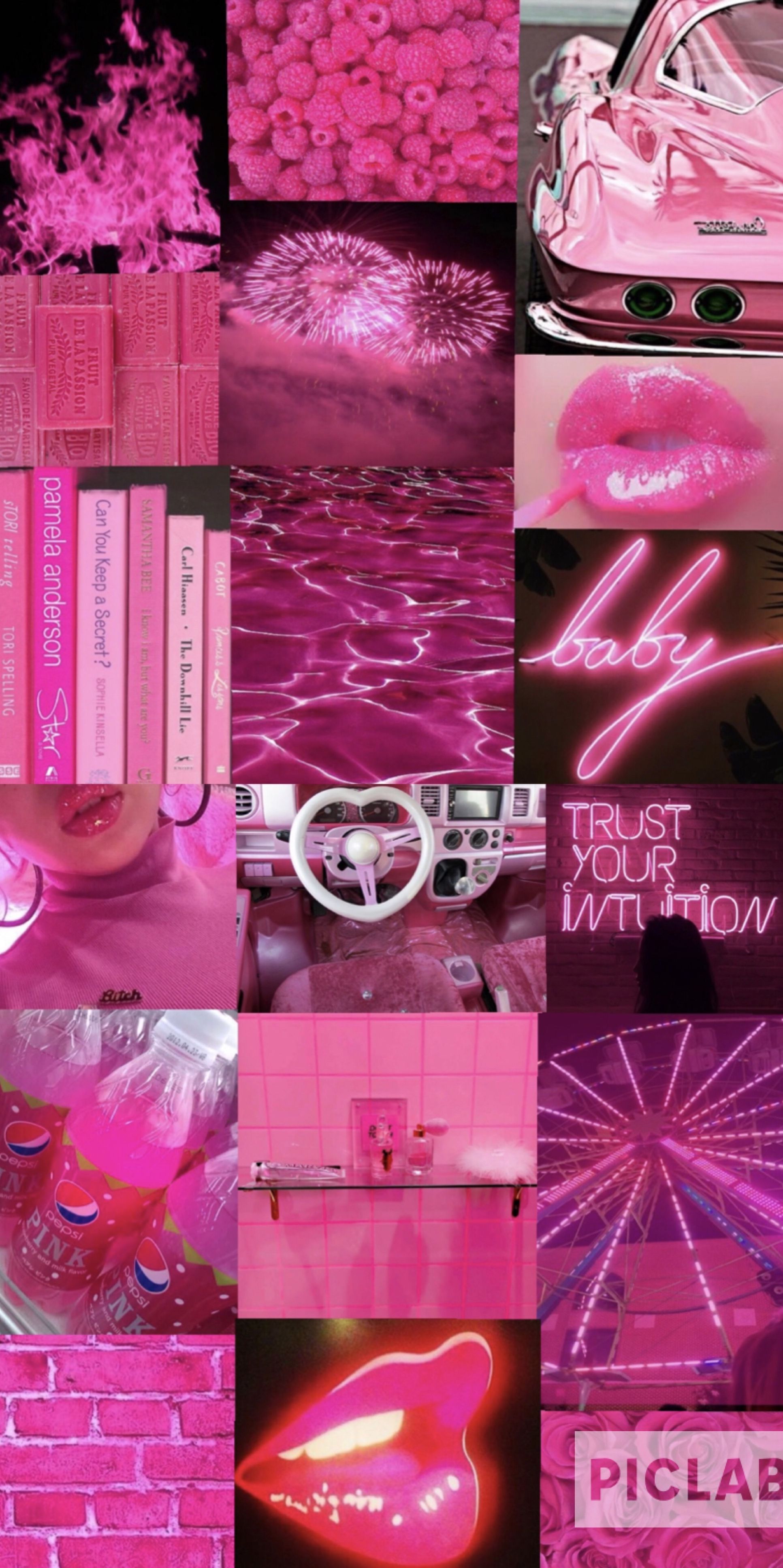 Neon Pink Aesthetics Wallpapers