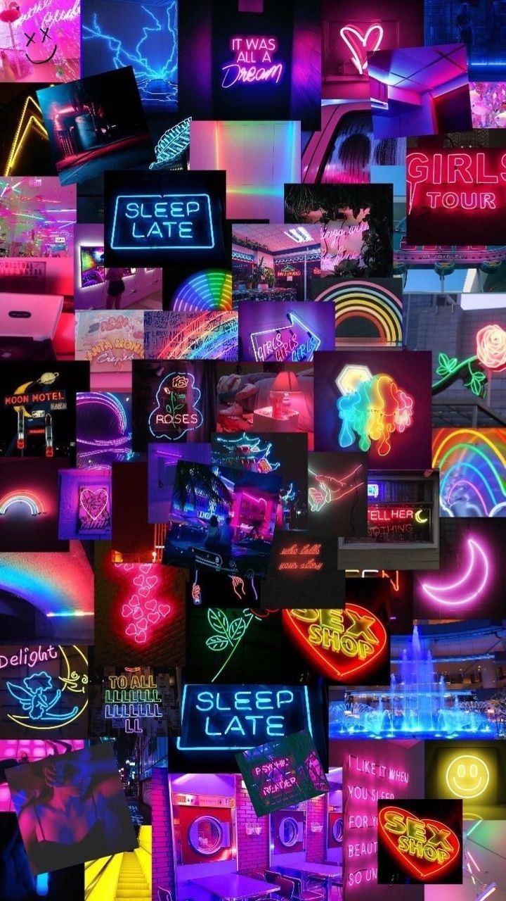 Neon Pink Aesthetics Wallpapers