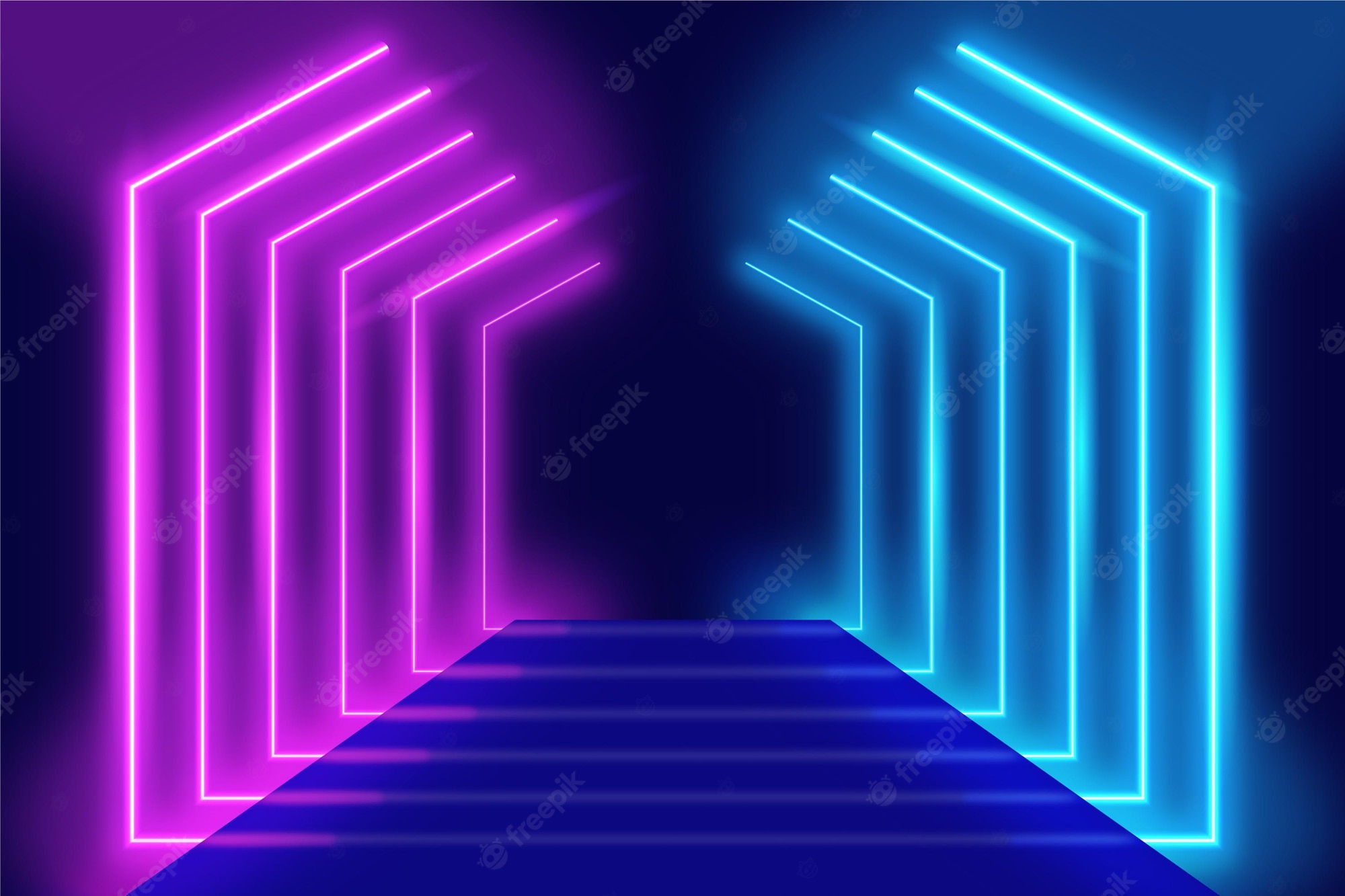 Neon Pink And Blue Wallpapers