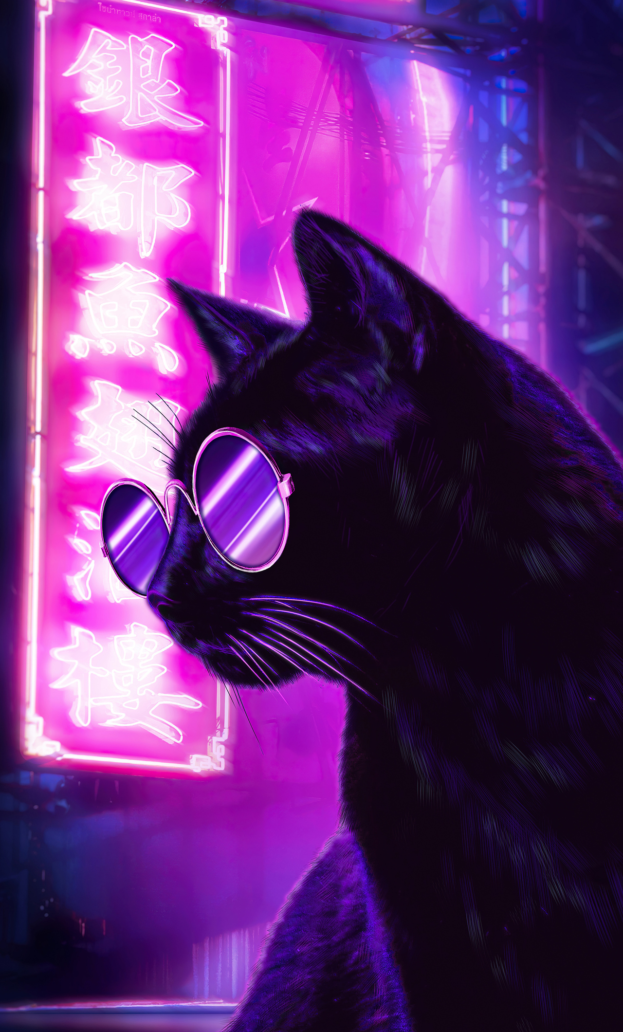 Neon Purple 4K Wallpapers