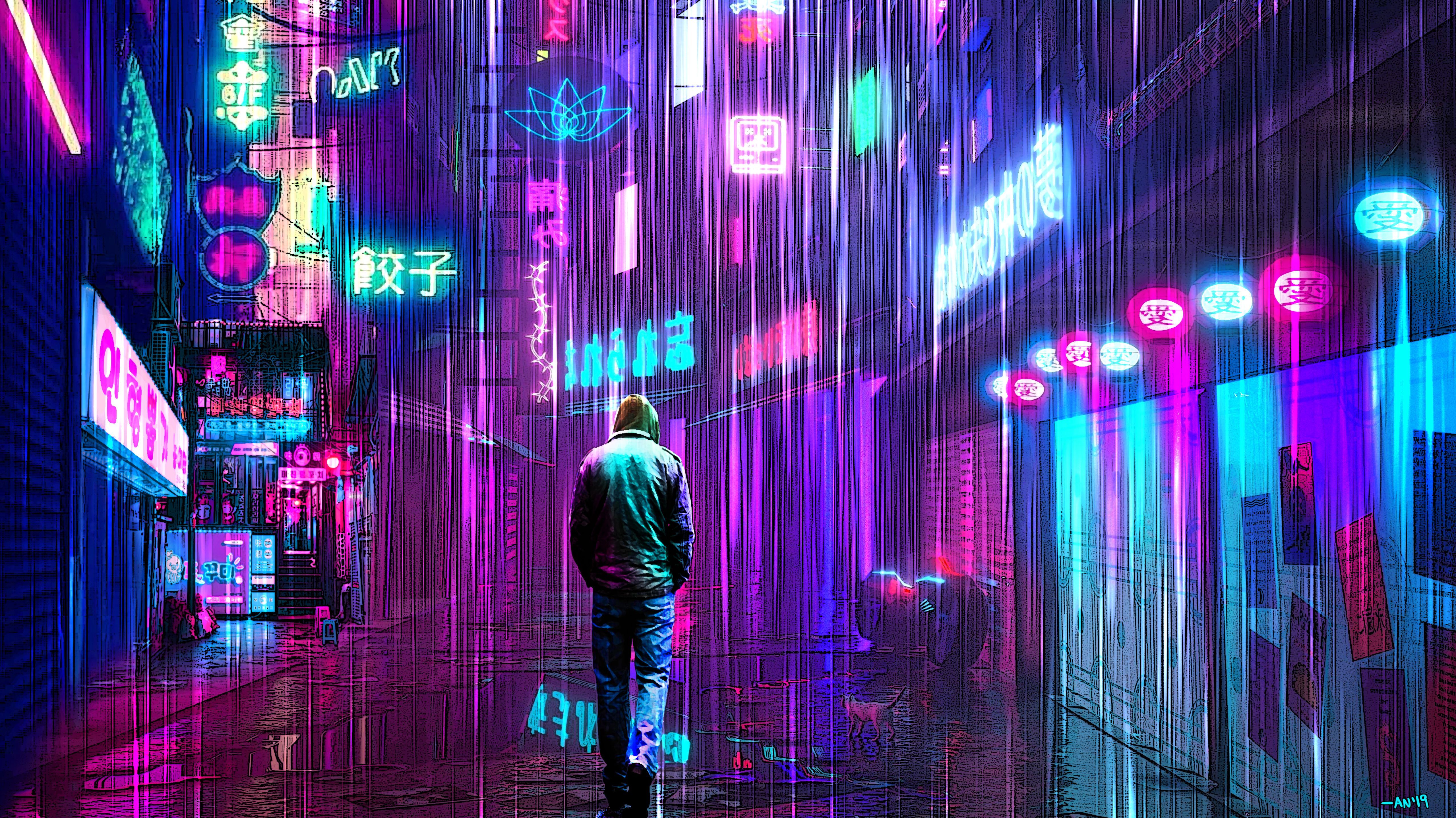 Neon Purple 4K Wallpapers