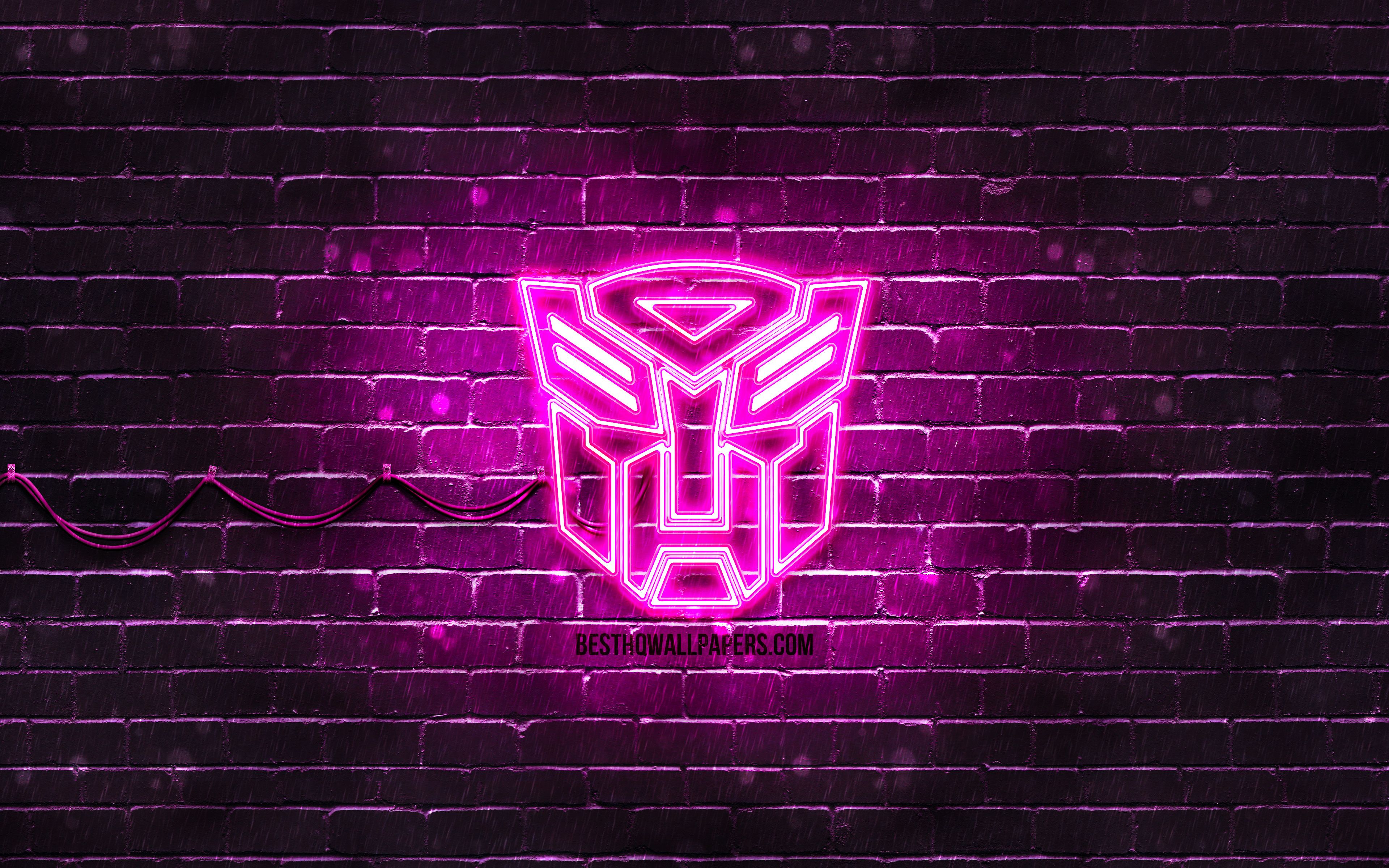 Neon Purple Logo Wallpapers