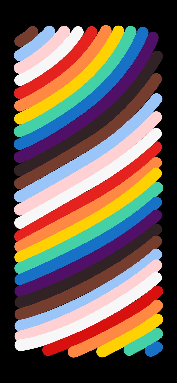 Neon Rainbow Phone Wallpapers