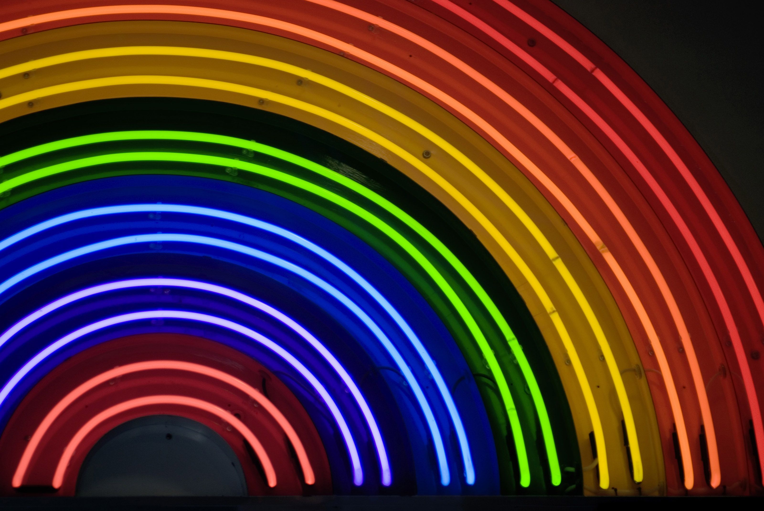 Neon Rainbows Desktop Wallpapers