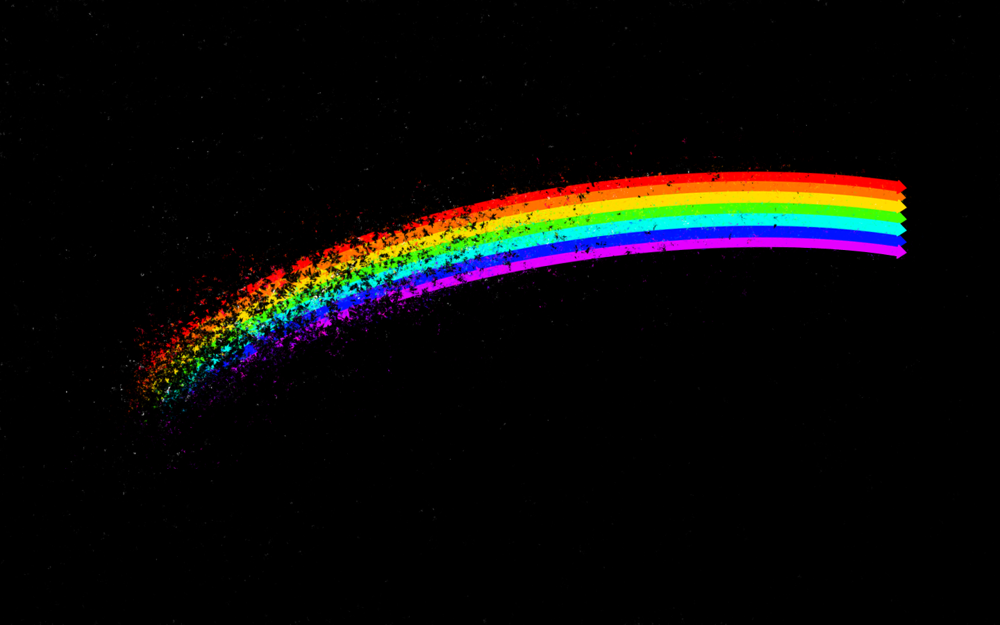 Neon Rainbows Desktop Wallpapers