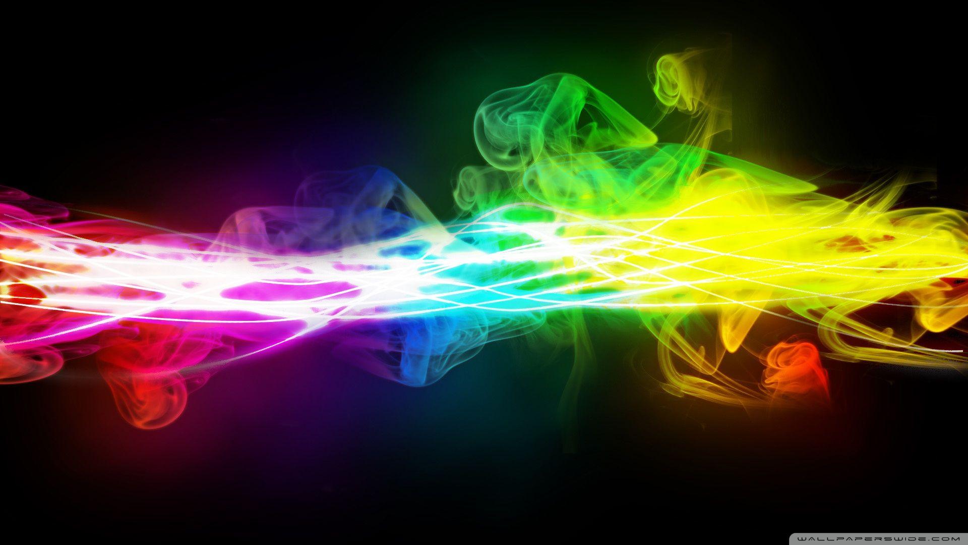 Neon Rainbows Desktop Wallpapers