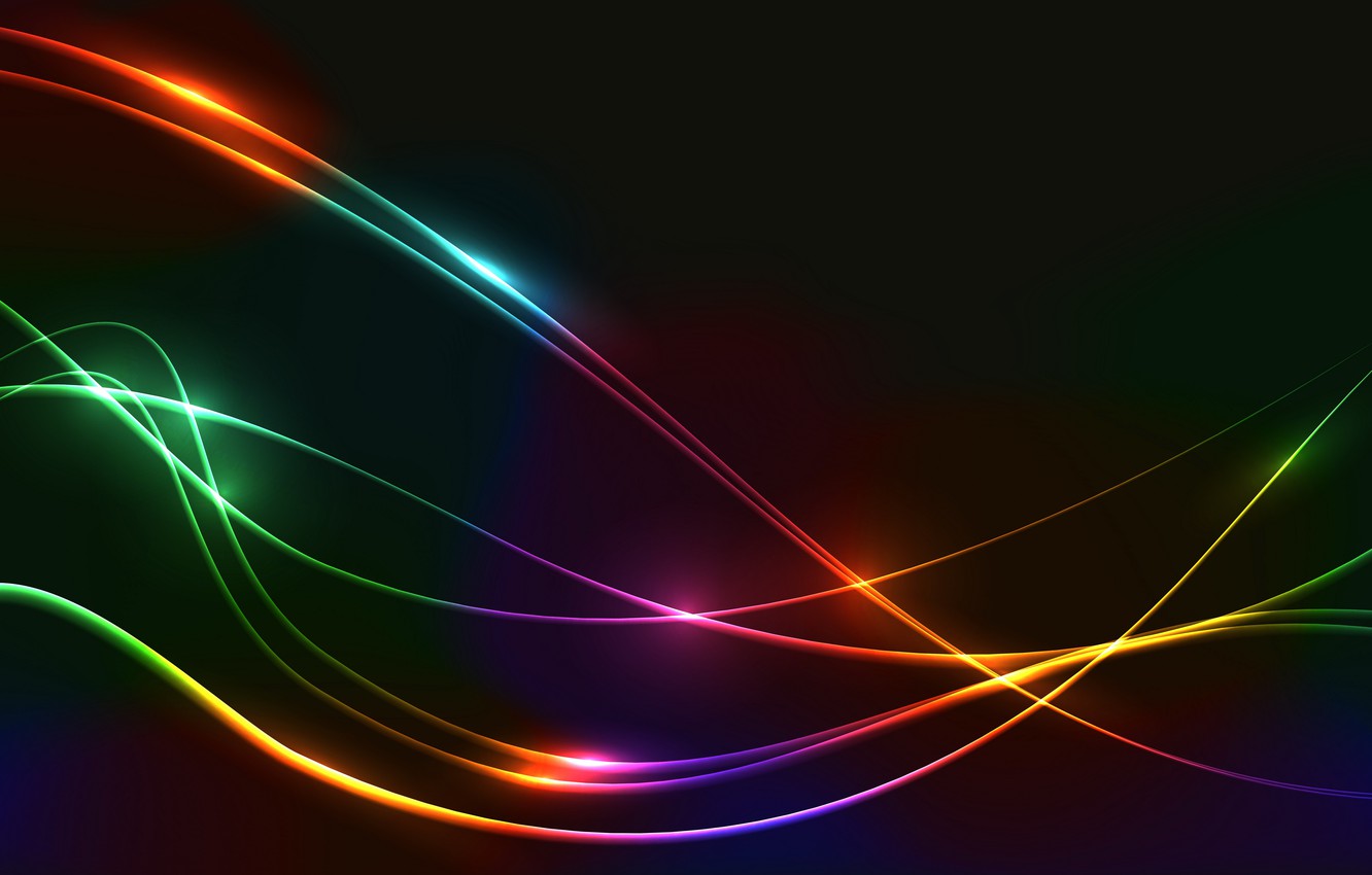 Neon Rainbows Desktop Wallpapers